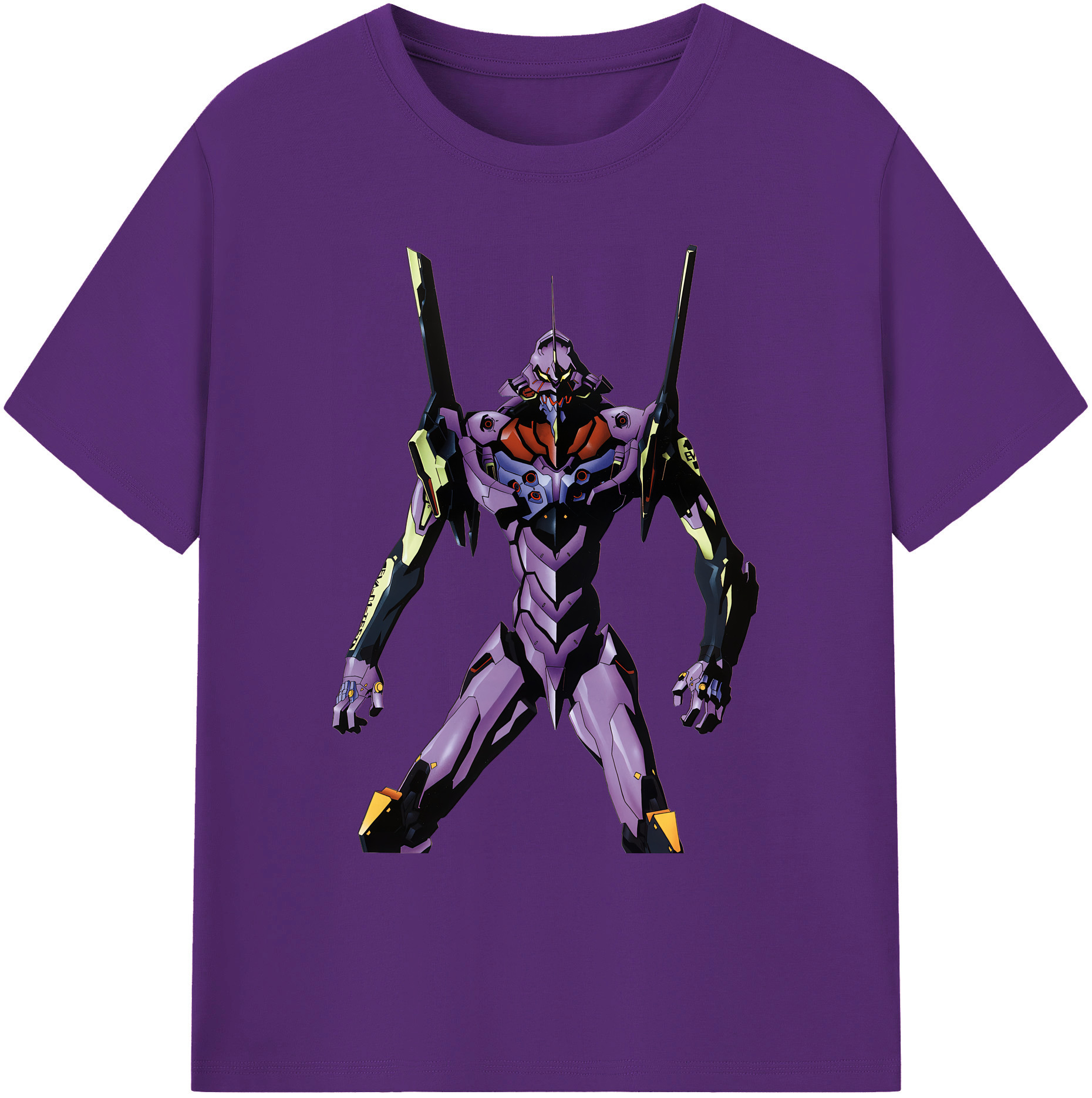 （画像用） EVA 新世紀エヴァンゲリオン 綿100％ メンズ半袖Tシャツ｜肌触りやわらか＆通気性