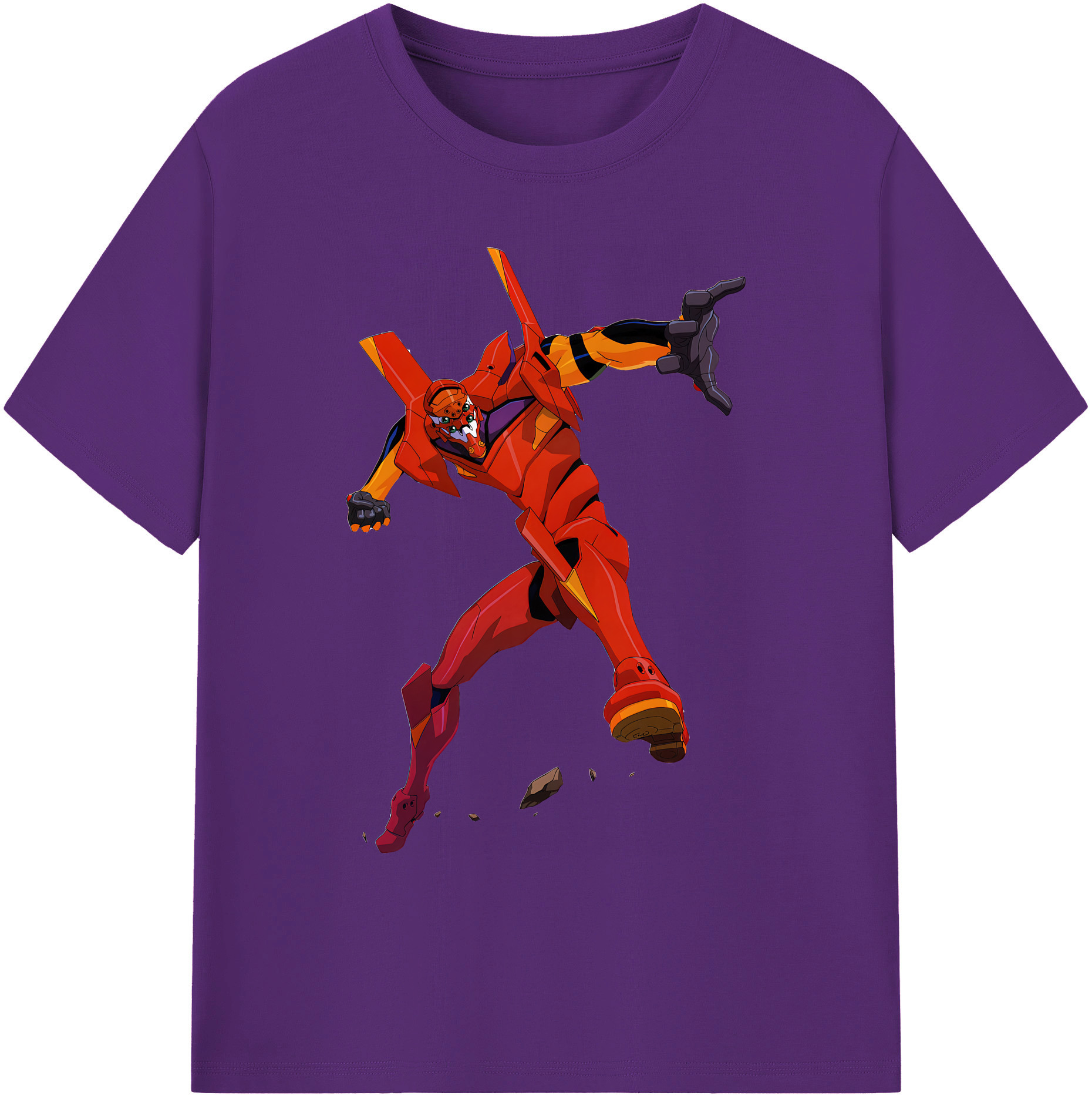 （画像用） EVA 新世紀エヴァンゲリオン 綿100％ メンズ半袖Tシャツ｜肌触りやわらか＆通気性