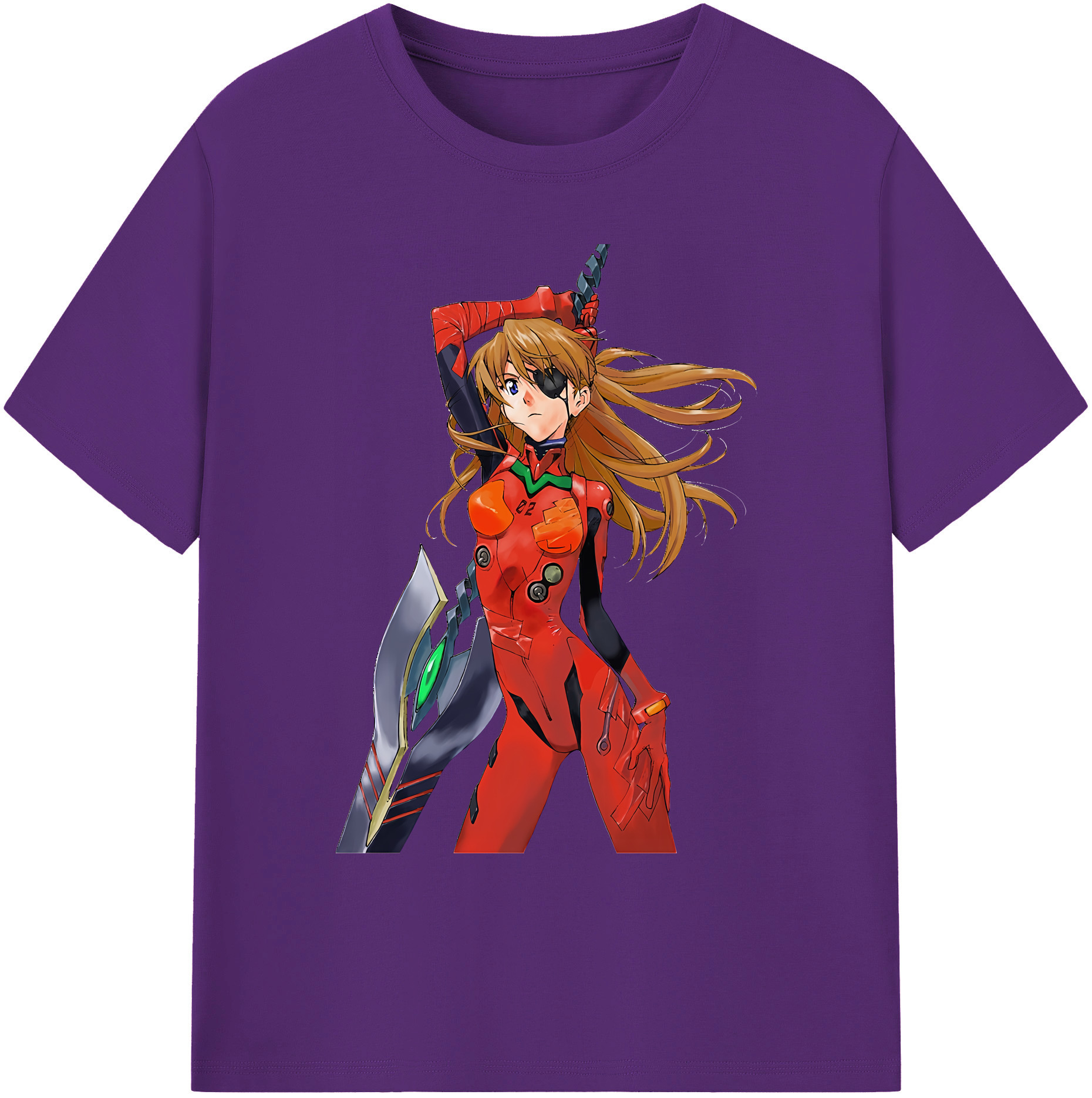 （画像用） EVA 新世紀エヴァンゲリオン 綿100％ メンズ半袖Tシャツ｜肌触りやわらか＆通気性