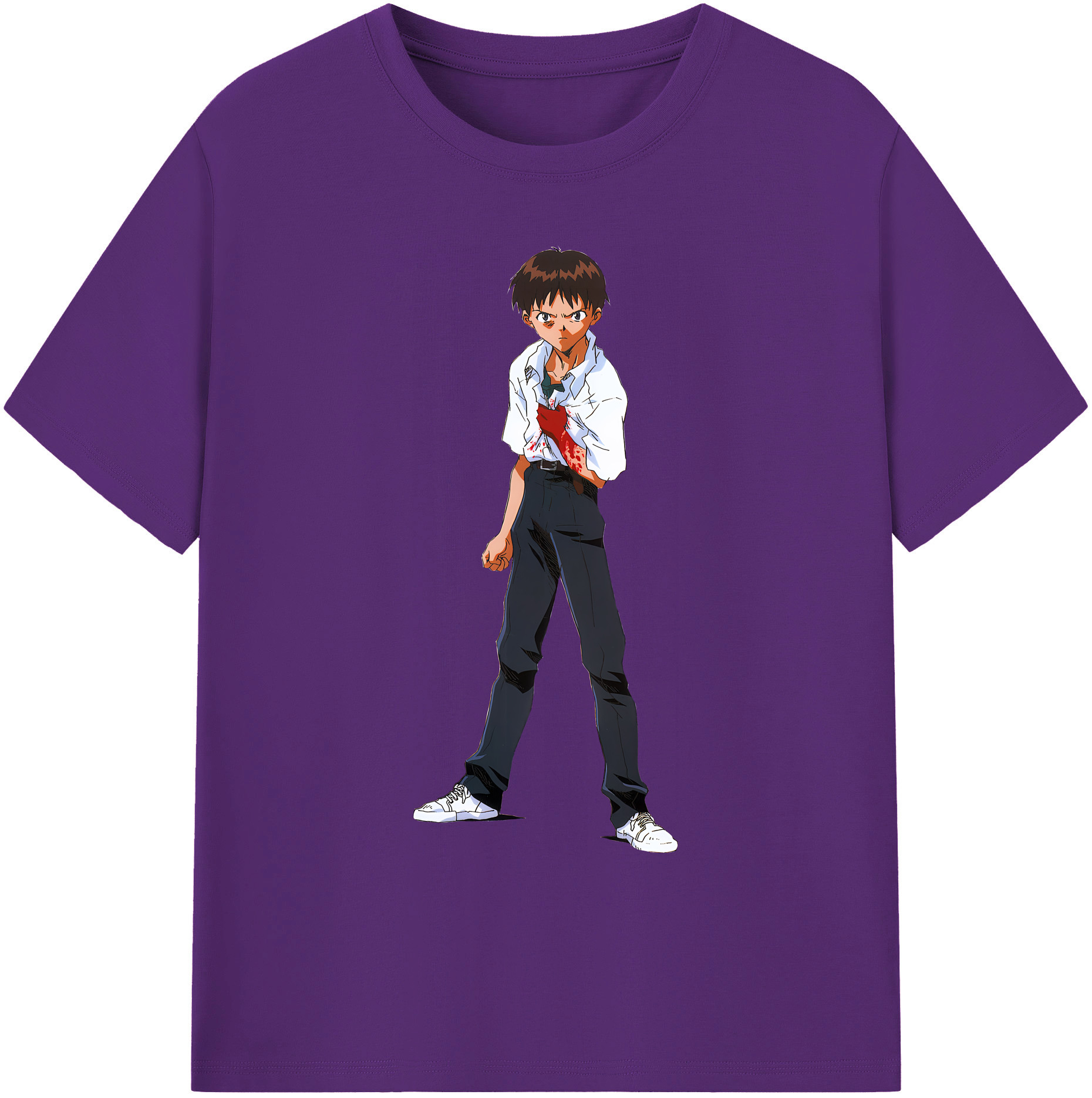 （画像用） EVA 新世紀エヴァンゲリオン 綿100％ メンズ半袖Tシャツ｜肌触りやわらか＆通気性