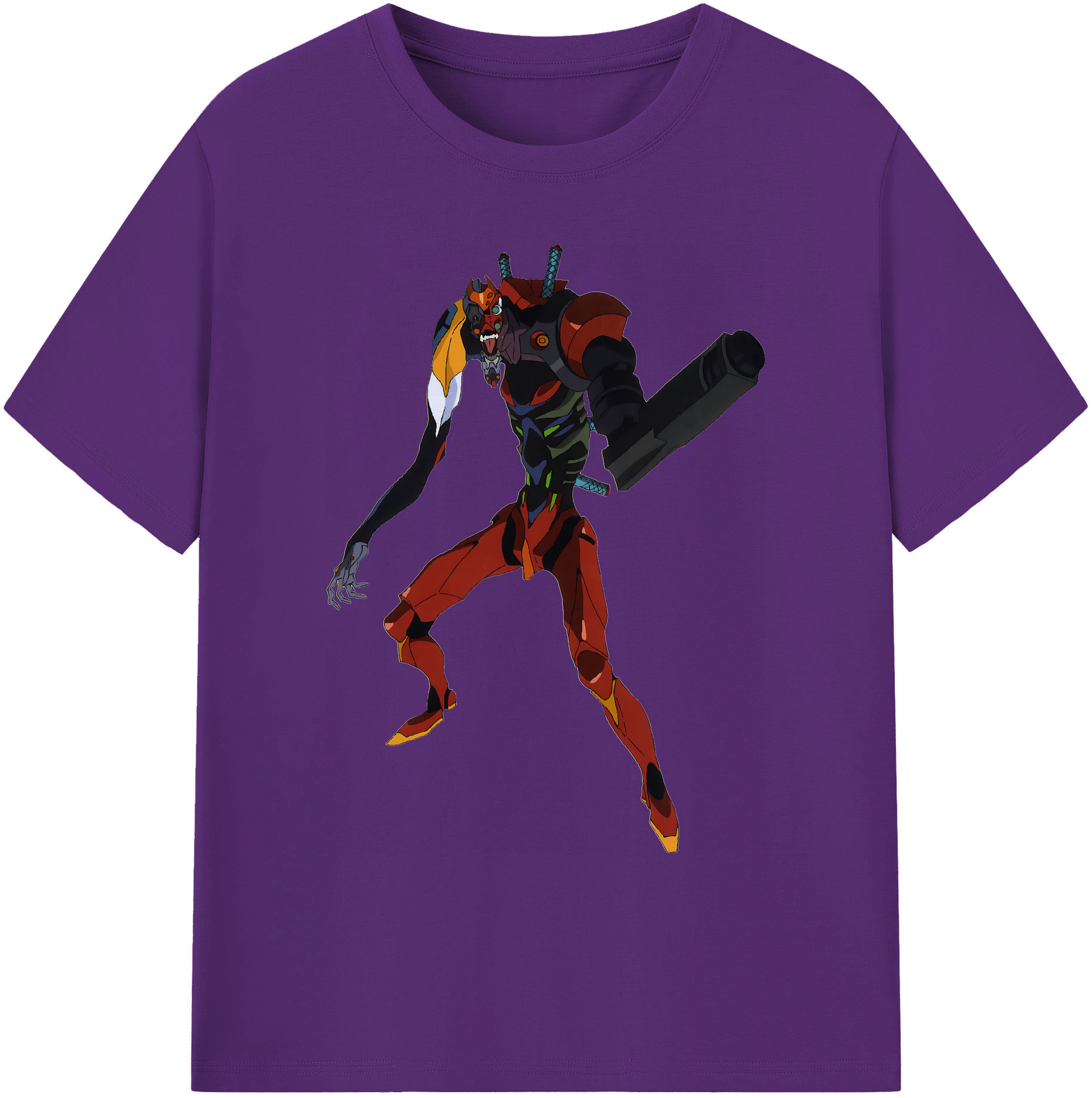 （画像用） EVA 新世紀エヴァンゲリオン 綿100％ メンズ半袖Tシャツ｜肌触りやわらか＆通気性