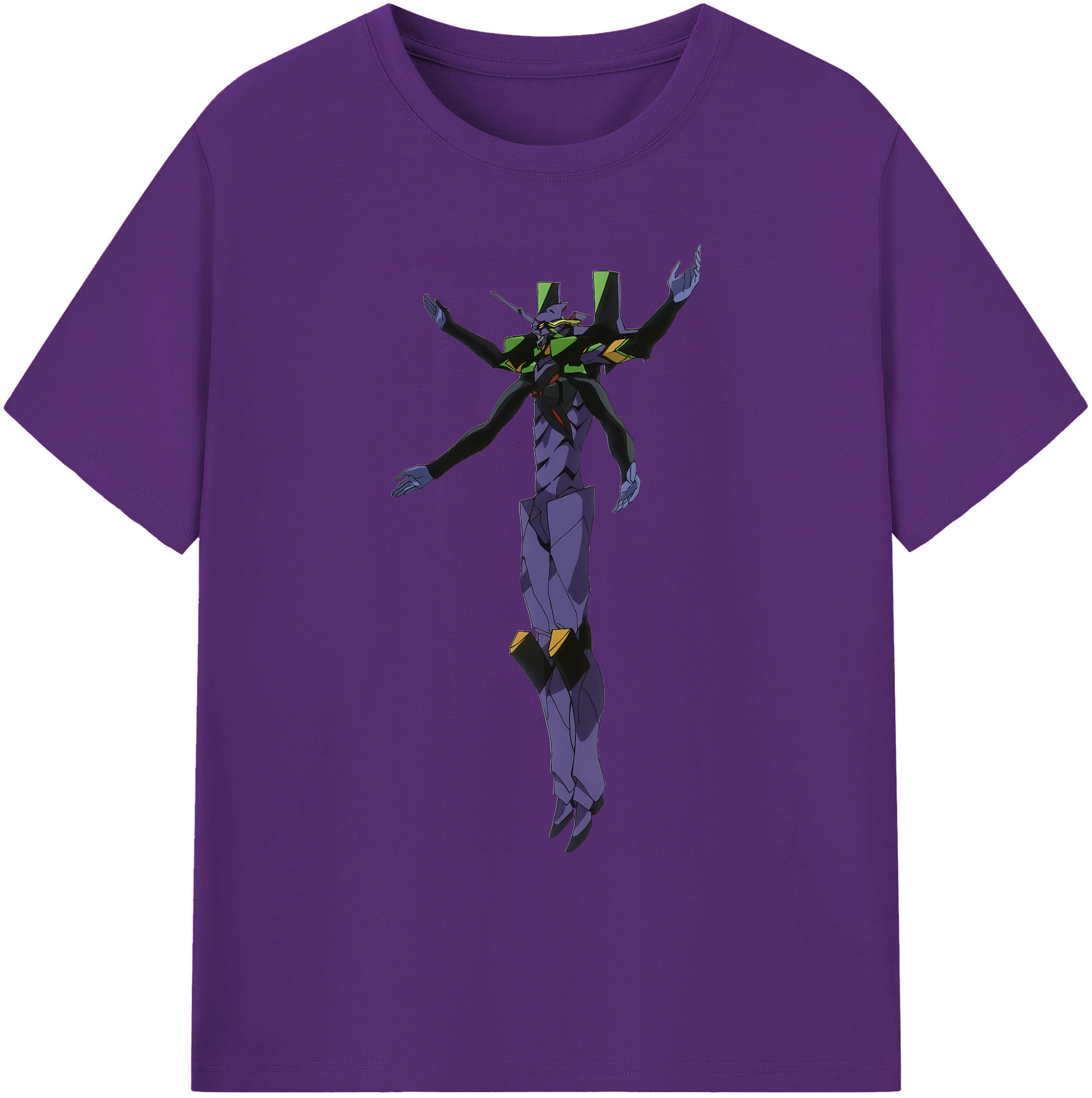 （画像用） EVA 新世紀エヴァンゲリオン 綿100％ メンズ半袖Tシャツ｜肌触りやわらか＆通気性