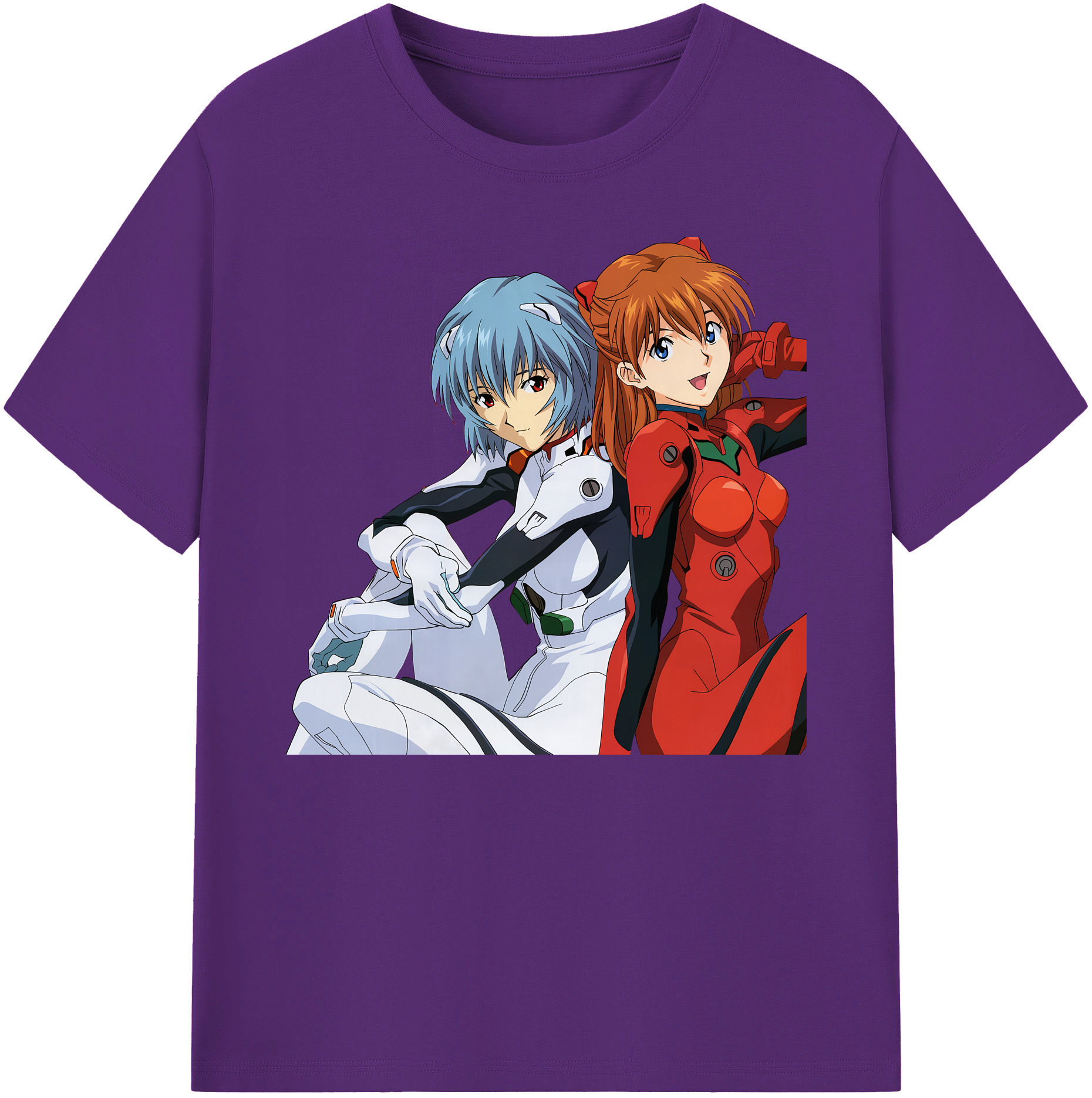 （画像用） EVA 新世紀エヴァンゲリオン 綿100％ メンズ半袖Tシャツ｜肌触りやわらか＆通気性