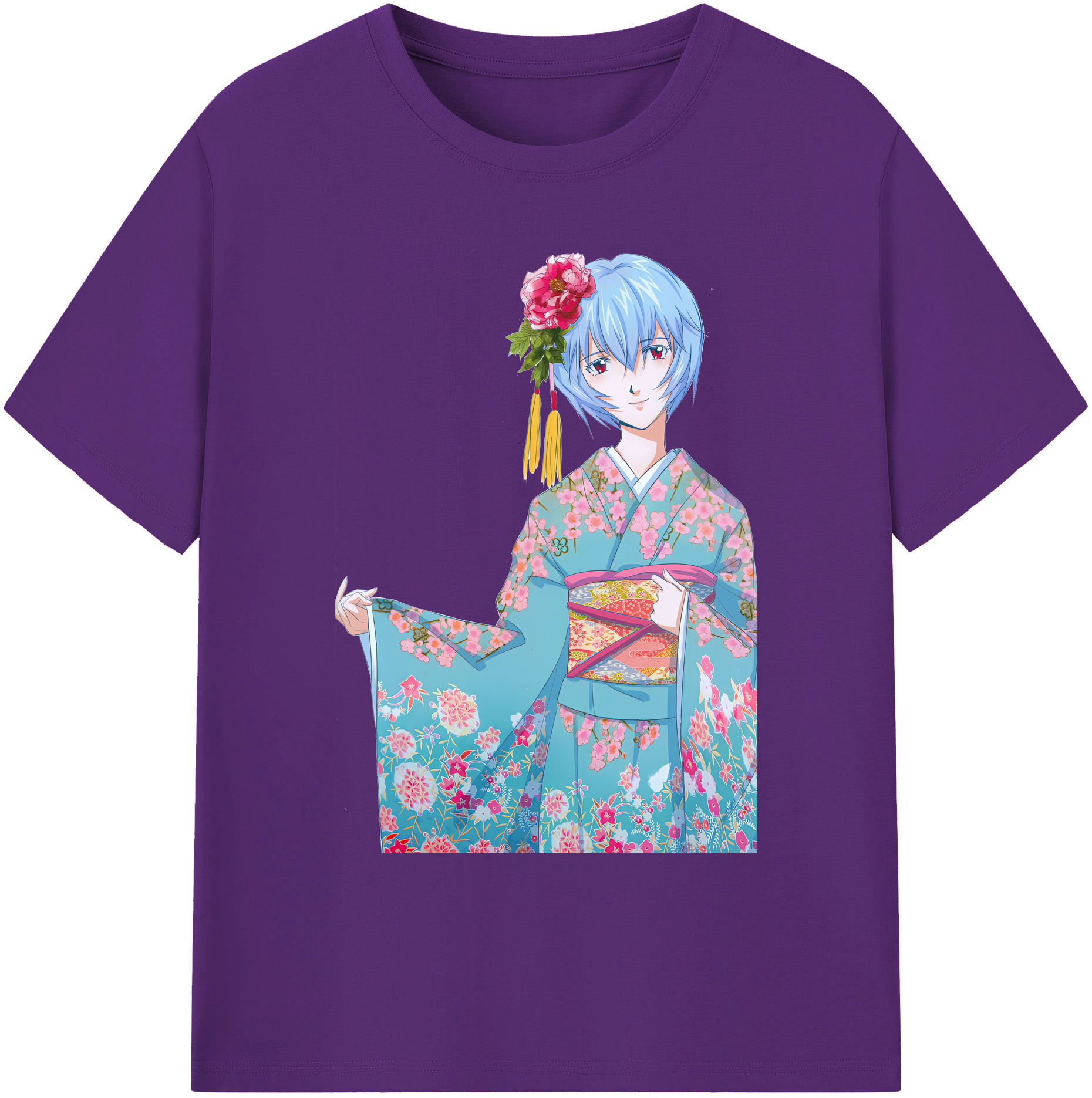 （画像用） EVA 新世紀エヴァンゲリオン 綿100％ メンズ半袖Tシャツ｜肌触りやわらか＆通気性