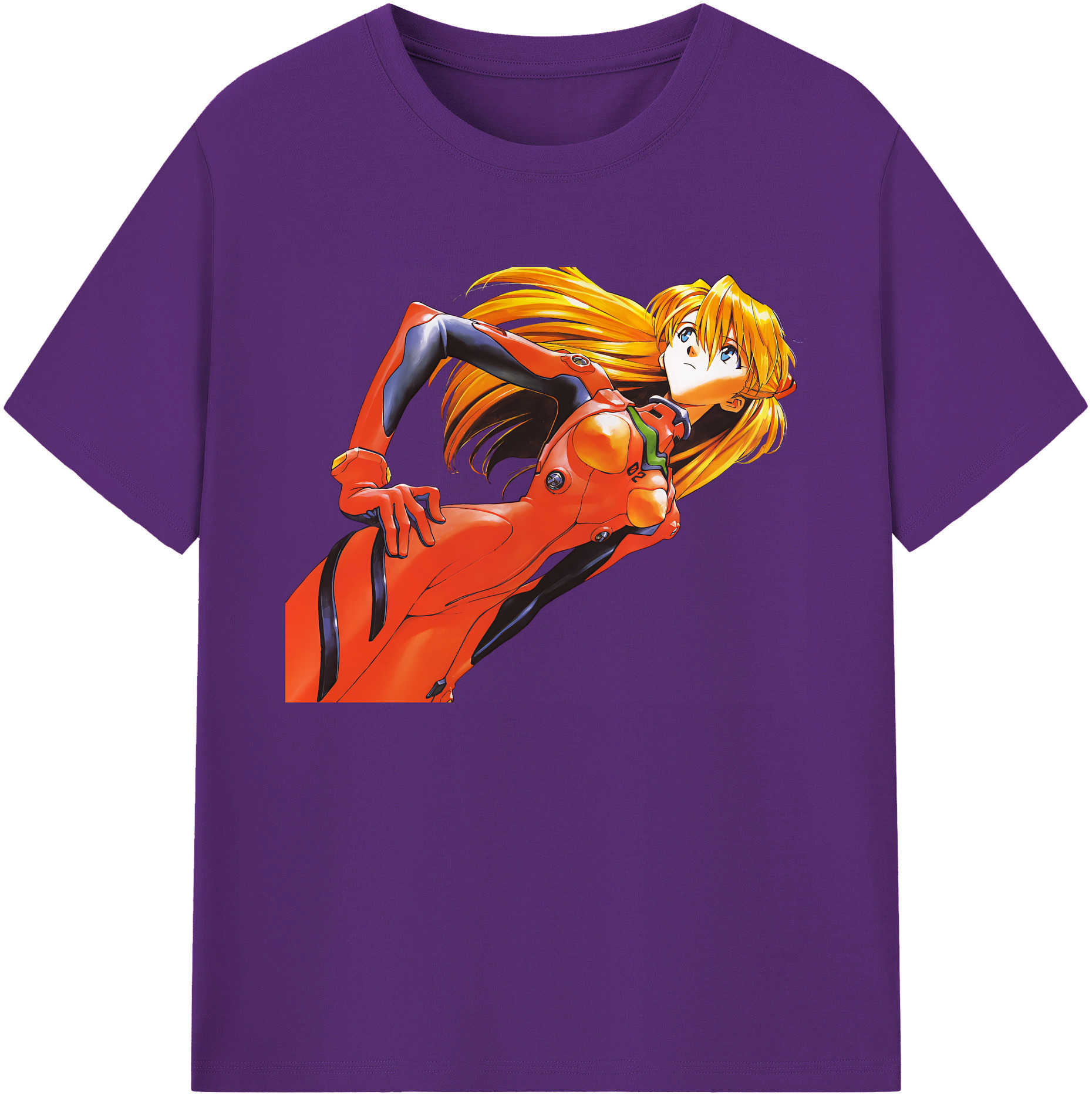 （画像用） EVA 新世紀エヴァンゲリオン 綿100％ メンズ半袖Tシャツ｜肌触りやわらか＆通気性