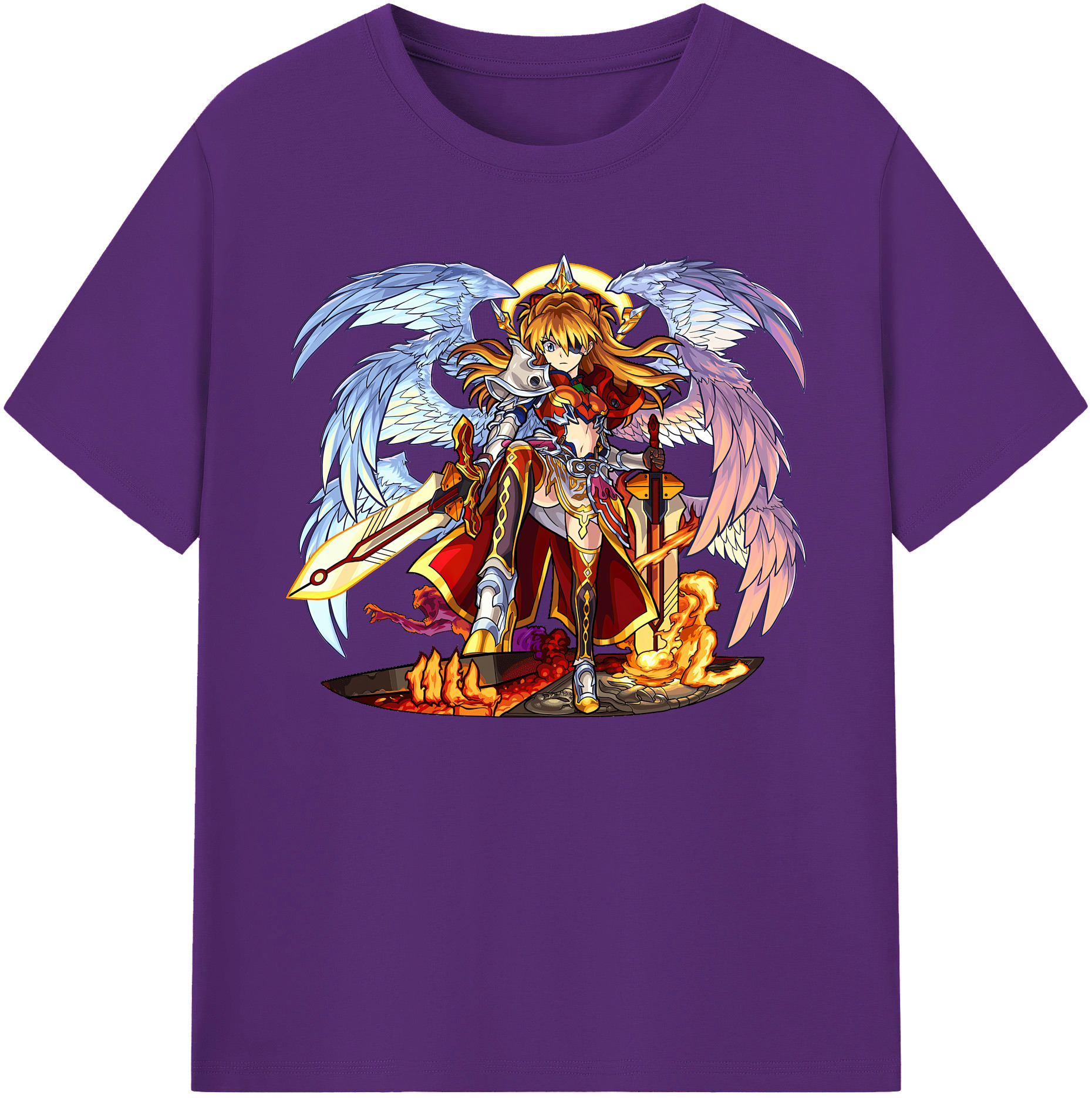 （画像用） EVA 新世紀エヴァンゲリオン 綿100％ メンズ半袖Tシャツ｜肌触りやわらか＆通気性
