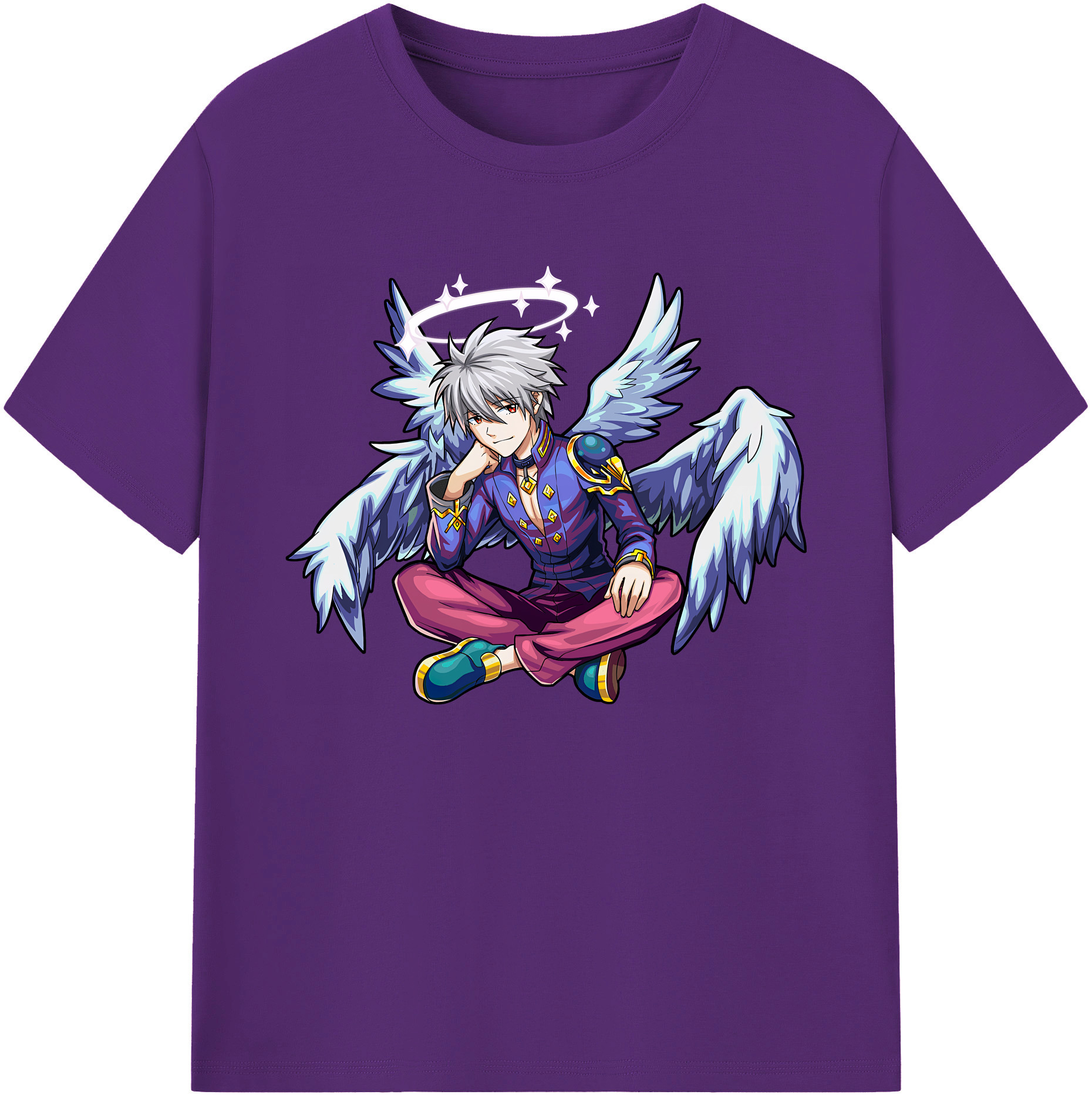 （画像用） EVA 新世紀エヴァンゲリオン 綿100％ メンズ半袖Tシャツ｜肌触りやわらか＆通気性
