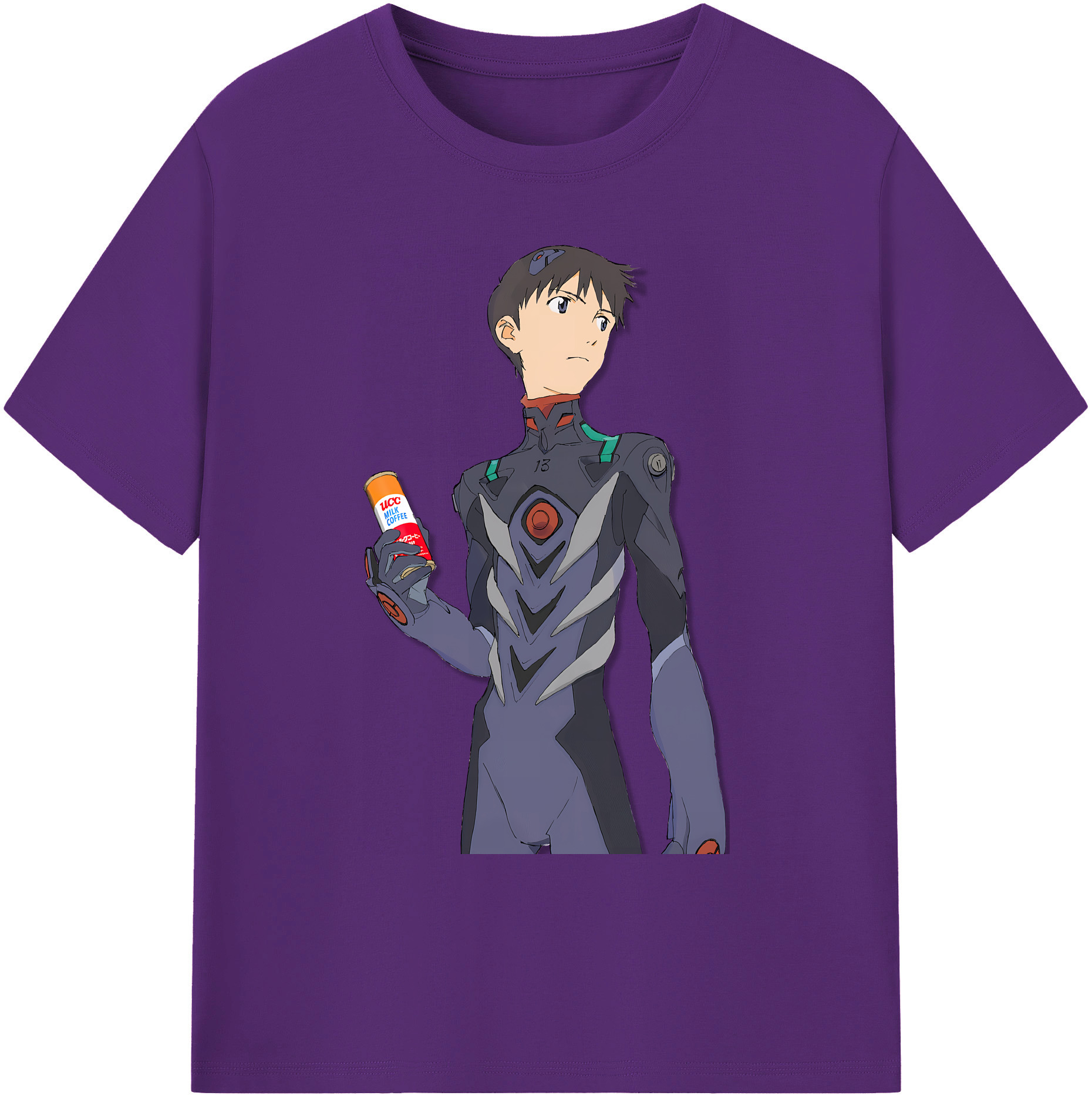 （画像用） EVA 新世紀エヴァンゲリオン 綿100％ メンズ半袖Tシャツ｜肌触りやわらか＆通気性