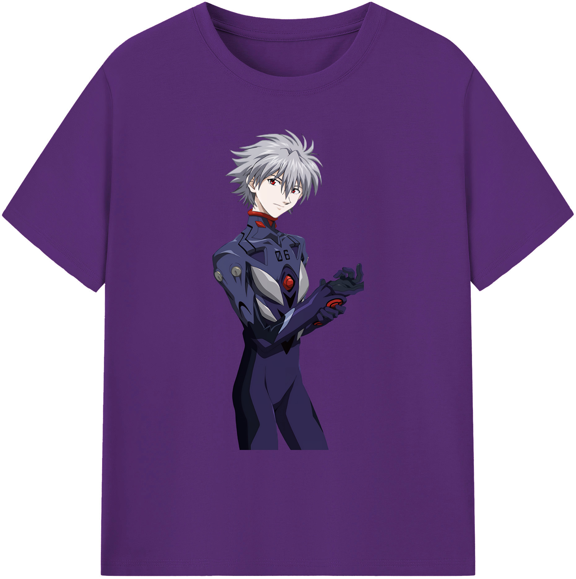 （画像用） EVA 新世紀エヴァンゲリオン 綿100％ メンズ半袖Tシャツ｜肌触りやわらか＆通気性
