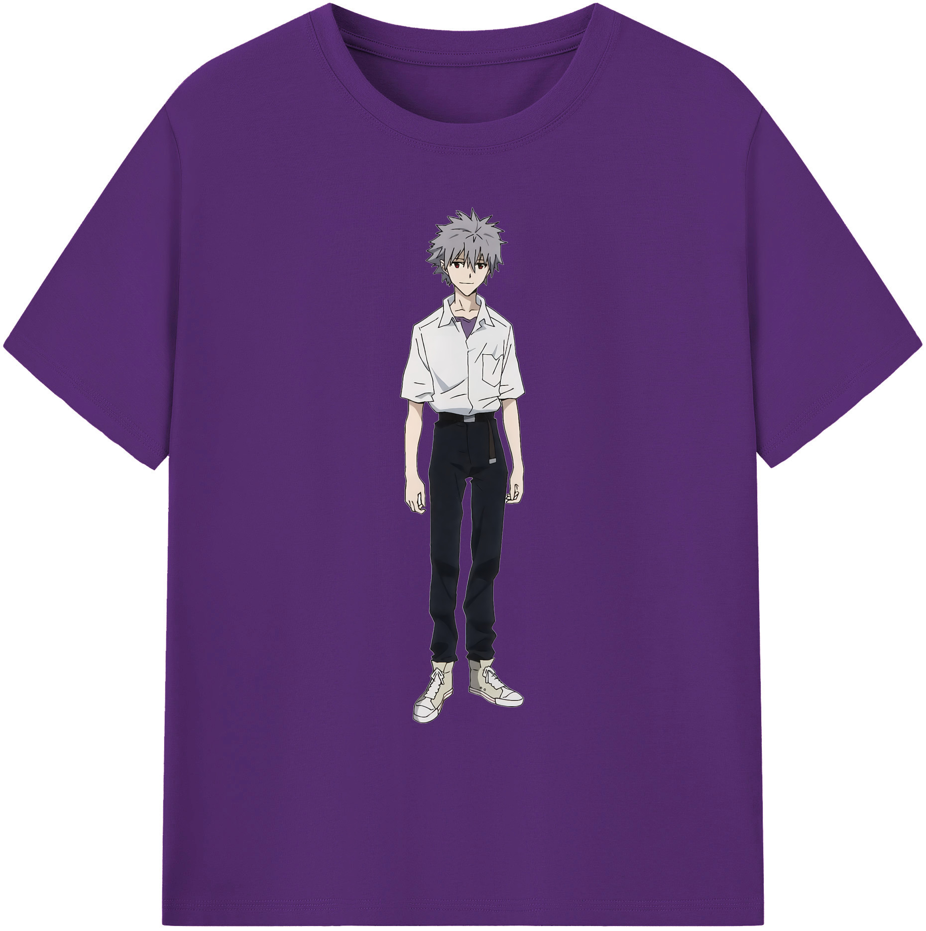 （画像用） EVA 新世紀エヴァンゲリオン 綿100％ メンズ半袖Tシャツ｜肌触りやわらか＆通気性