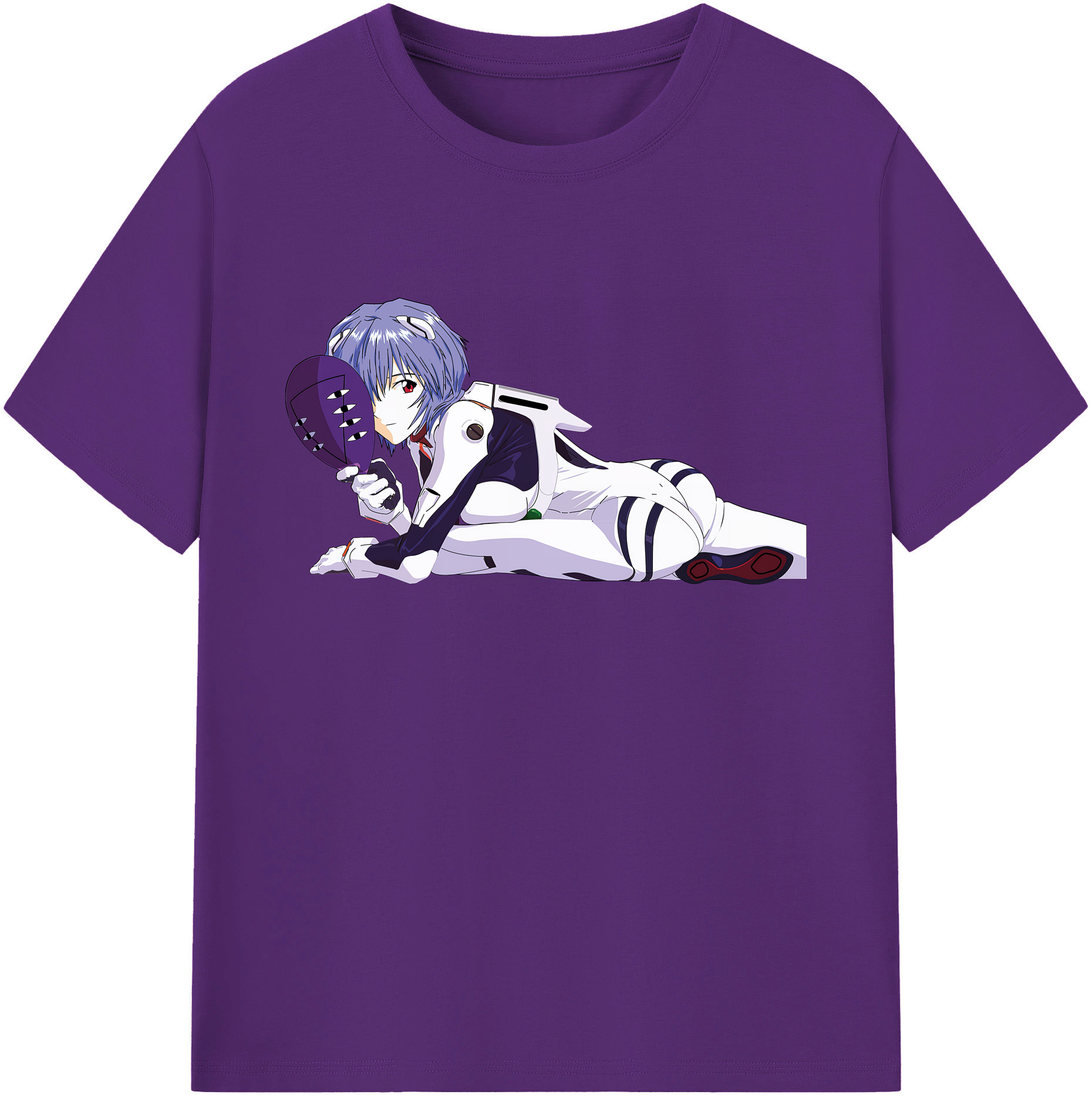 （画像用） EVA 新世紀エヴァンゲリオン 綿100％ メンズ半袖Tシャツ｜肌触りやわらか＆通気性