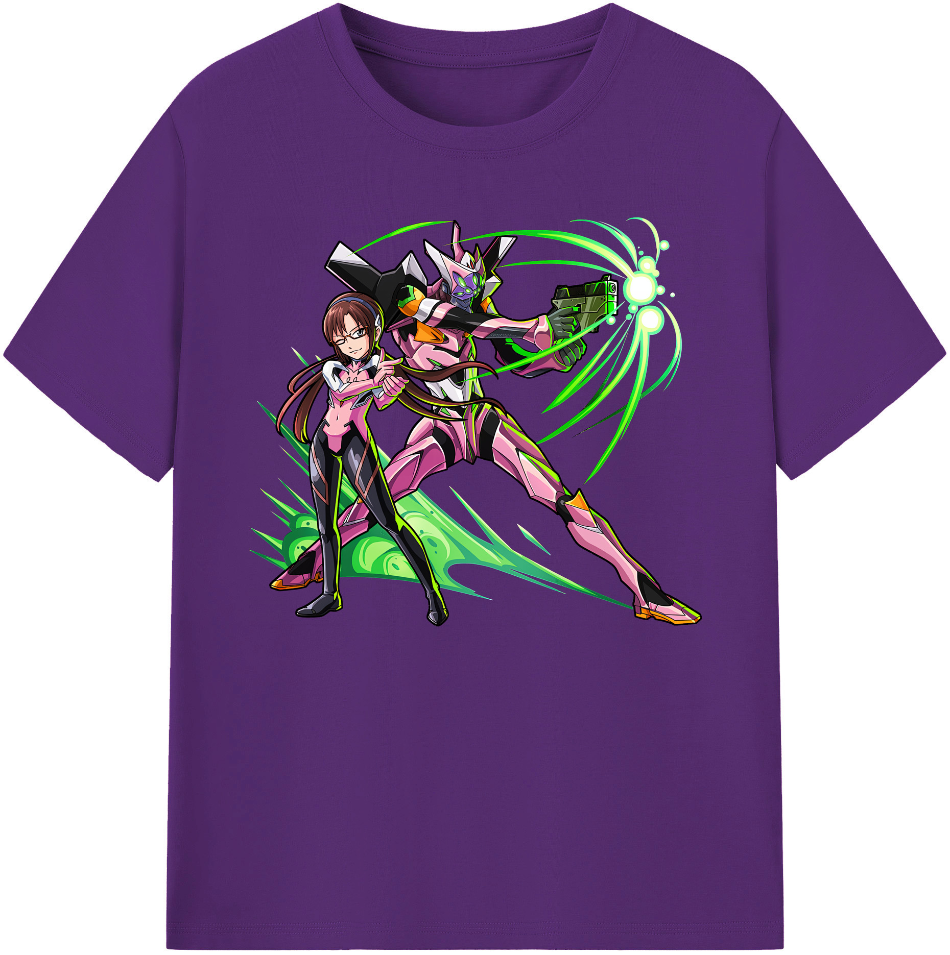（画像用） EVA 新世紀エヴァンゲリオン 綿100％ メンズ半袖Tシャツ｜肌触りやわらか＆通気性