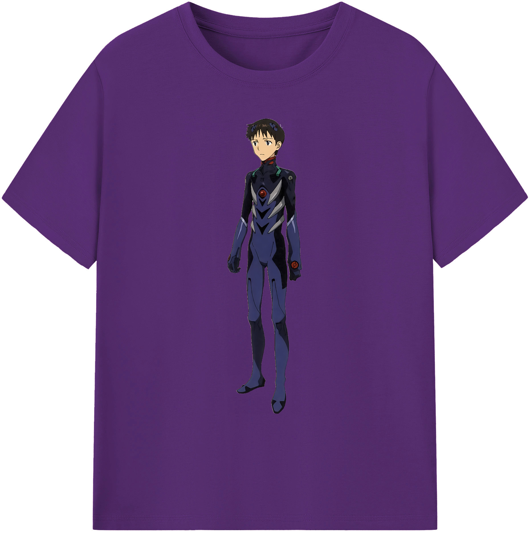 （画像用） EVA 新世紀エヴァンゲリオン 綿100％ メンズ半袖Tシャツ｜肌触りやわらか＆通気性
