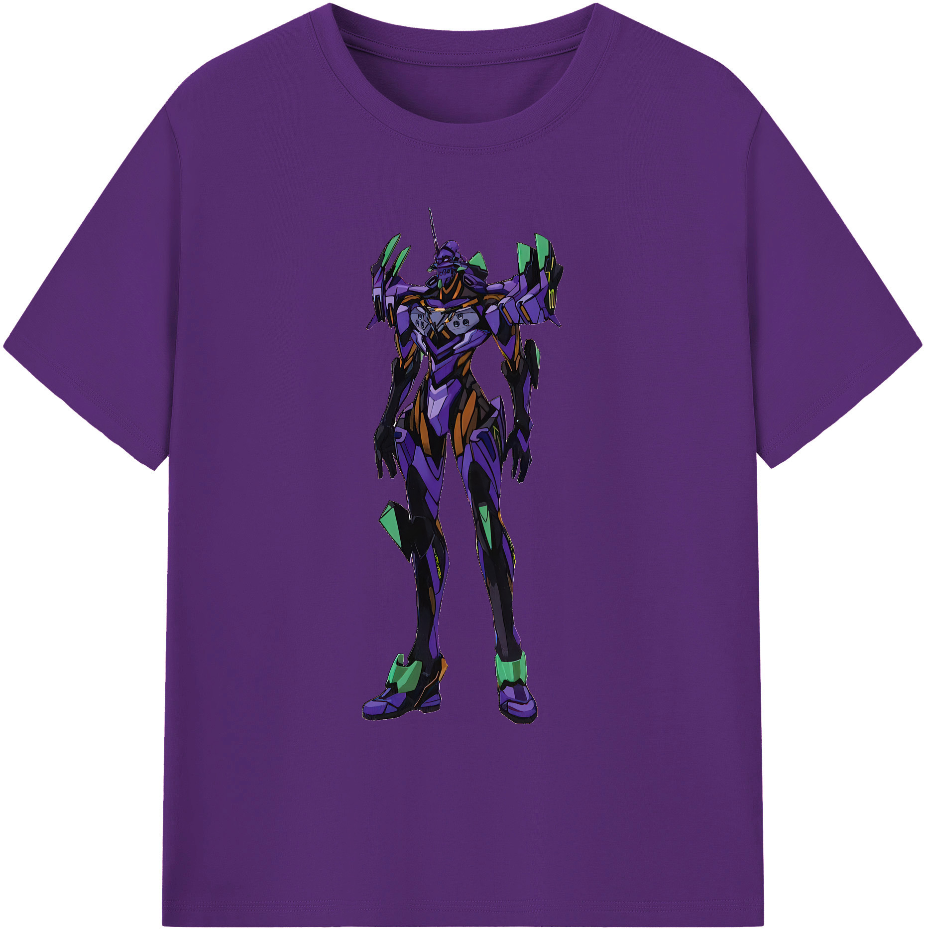 （画像用） EVA 新世紀エヴァンゲリオン 綿100％ メンズ半袖Tシャツ｜肌触りやわらか＆通気性