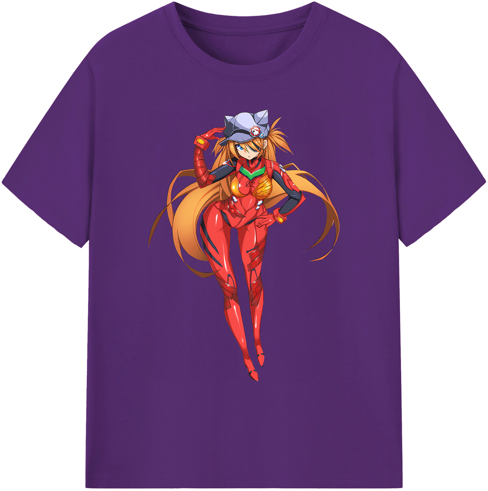 （画像用） EVA 新世紀エヴァンゲリオン 綿100％ メンズ半袖Tシャツ｜肌触りやわらか＆通気性