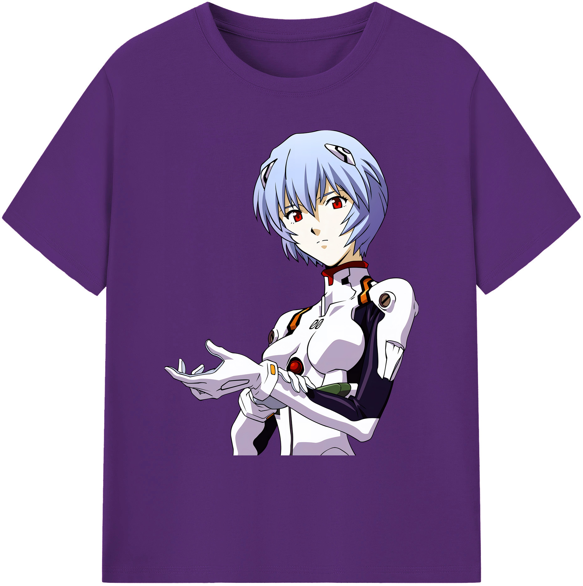 （画像用） EVA 新世紀エヴァンゲリオン 綿100％ メンズ半袖Tシャツ｜肌触りやわらか＆通気性