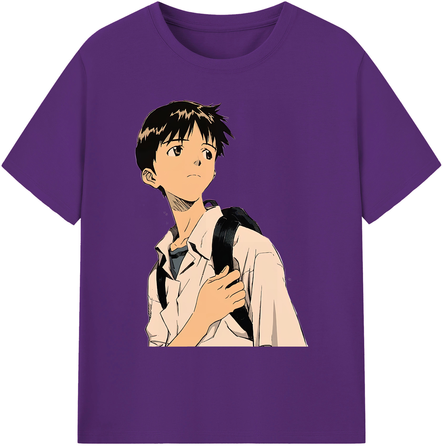 （画像用） EVA 新世紀エヴァンゲリオン 綿100％ メンズ半袖Tシャツ｜肌触りやわらか＆通気性
