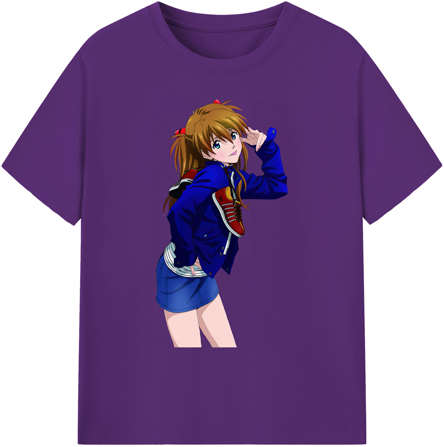 （画像用） EVA 新世紀エヴァンゲリオン 綿100％ メンズ半袖Tシャツ｜肌触りやわらか＆通気性