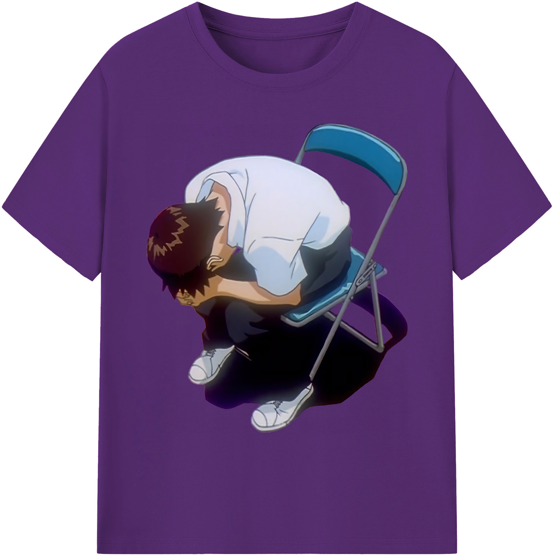 （画像用） EVA 新世紀エヴァンゲリオン 綿100％ メンズ半袖Tシャツ｜肌触りやわらか＆通気性