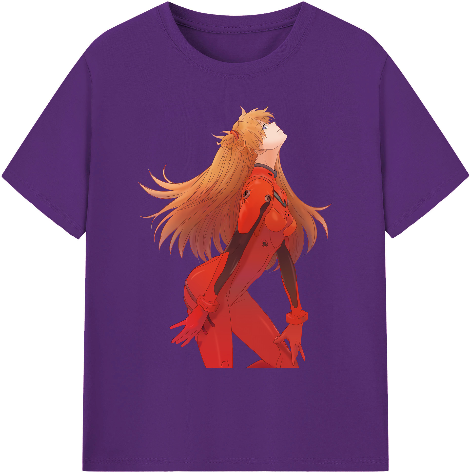 （画像用） EVA 新世紀エヴァンゲリオン 綿100％ メンズ半袖Tシャツ｜肌触りやわらか＆通気性