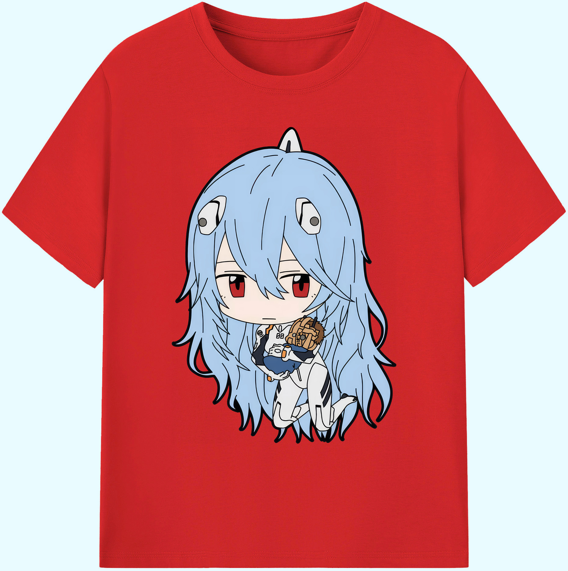 （画像用） EVA 新世紀エヴァンゲリオン 綿100％ メンズ半袖Tシャツ｜肌触りやわらか＆通気性