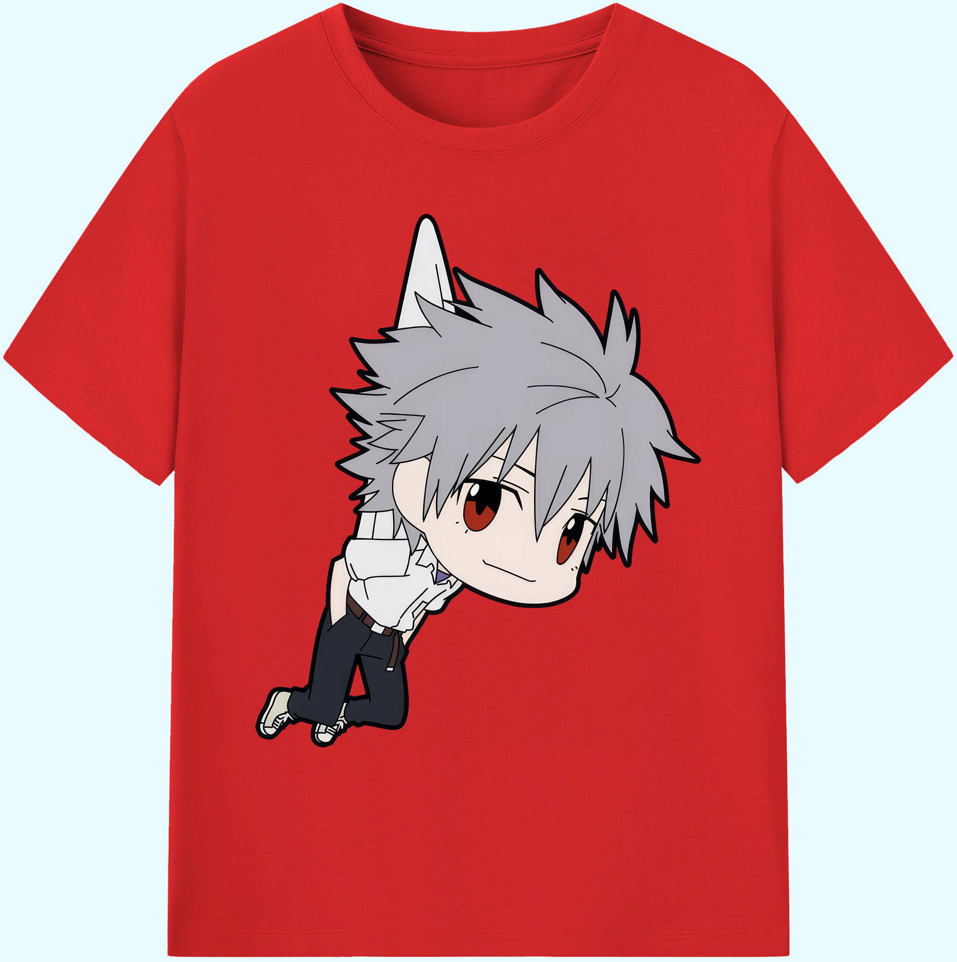 （画像用） EVA 新世紀エヴァンゲリオン 綿100％ メンズ半袖Tシャツ｜肌触りやわらか＆通気性