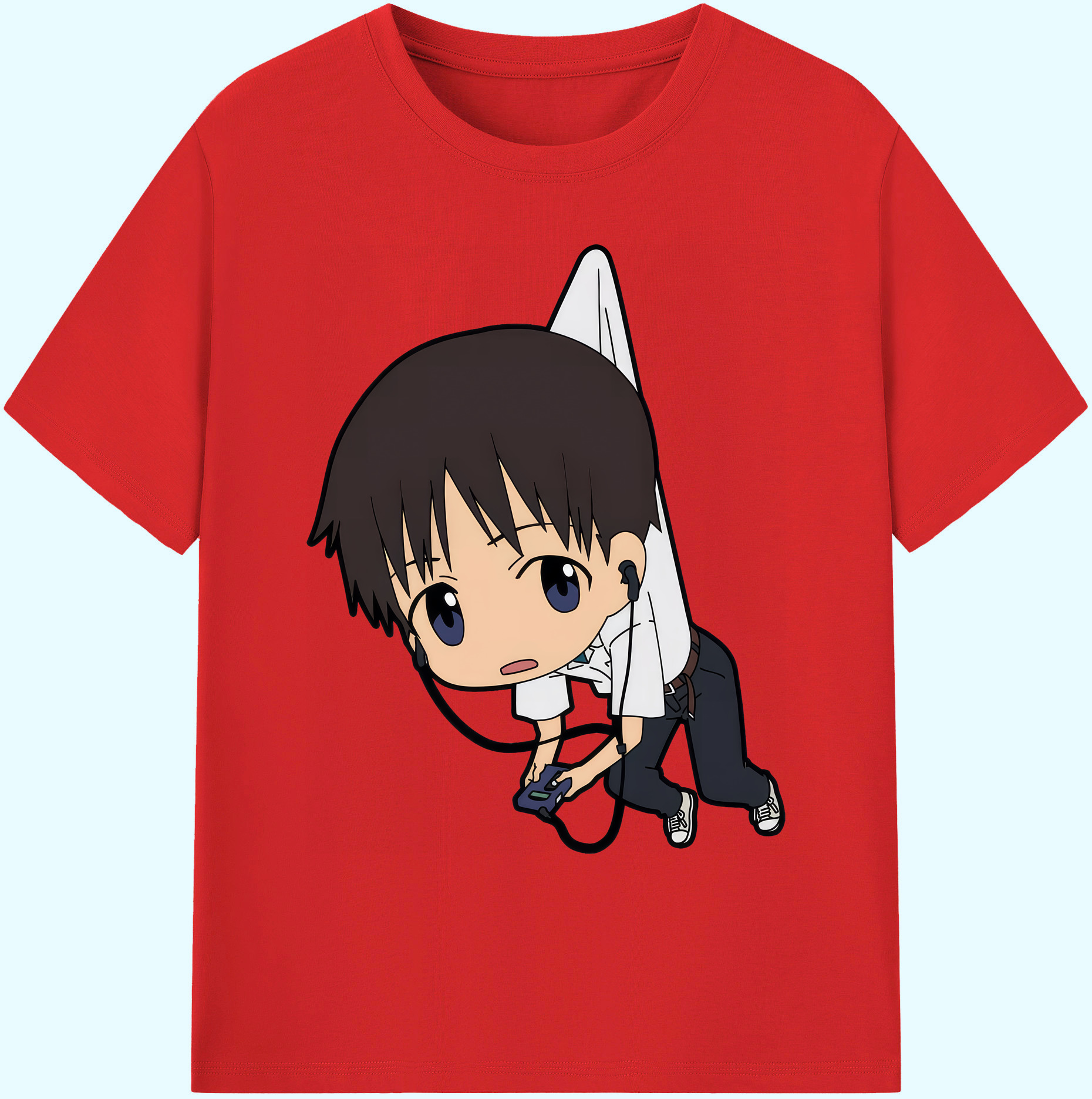 （画像用） EVA 新世紀エヴァンゲリオン 綿100％ メンズ半袖Tシャツ｜肌触りやわらか＆通気性