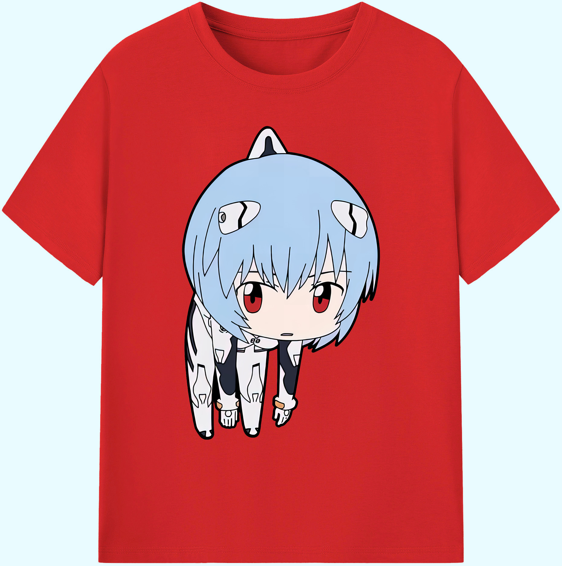 （画像用） EVA 新世紀エヴァンゲリオン 綿100％ メンズ半袖Tシャツ｜肌触りやわらか＆通気性