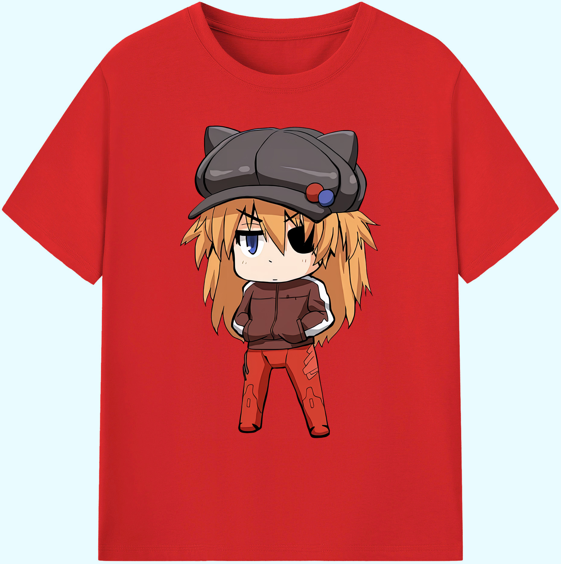 （画像用） EVA 新世紀エヴァンゲリオン 綿100％ メンズ半袖Tシャツ｜肌触りやわらか＆通気性