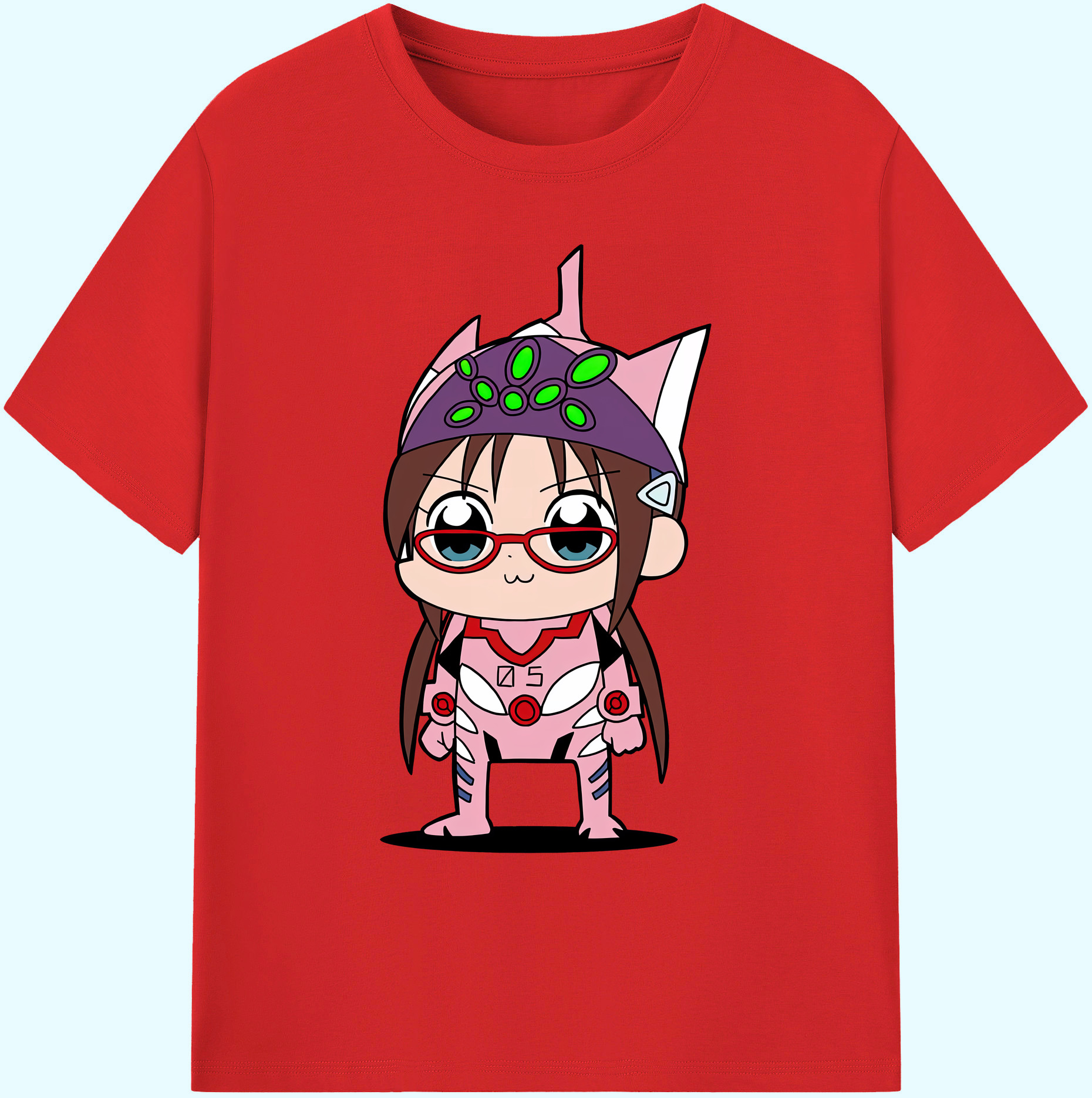 （画像用） EVA 新世紀エヴァンゲリオン 綿100％ メンズ半袖Tシャツ｜肌触りやわらか＆通気性