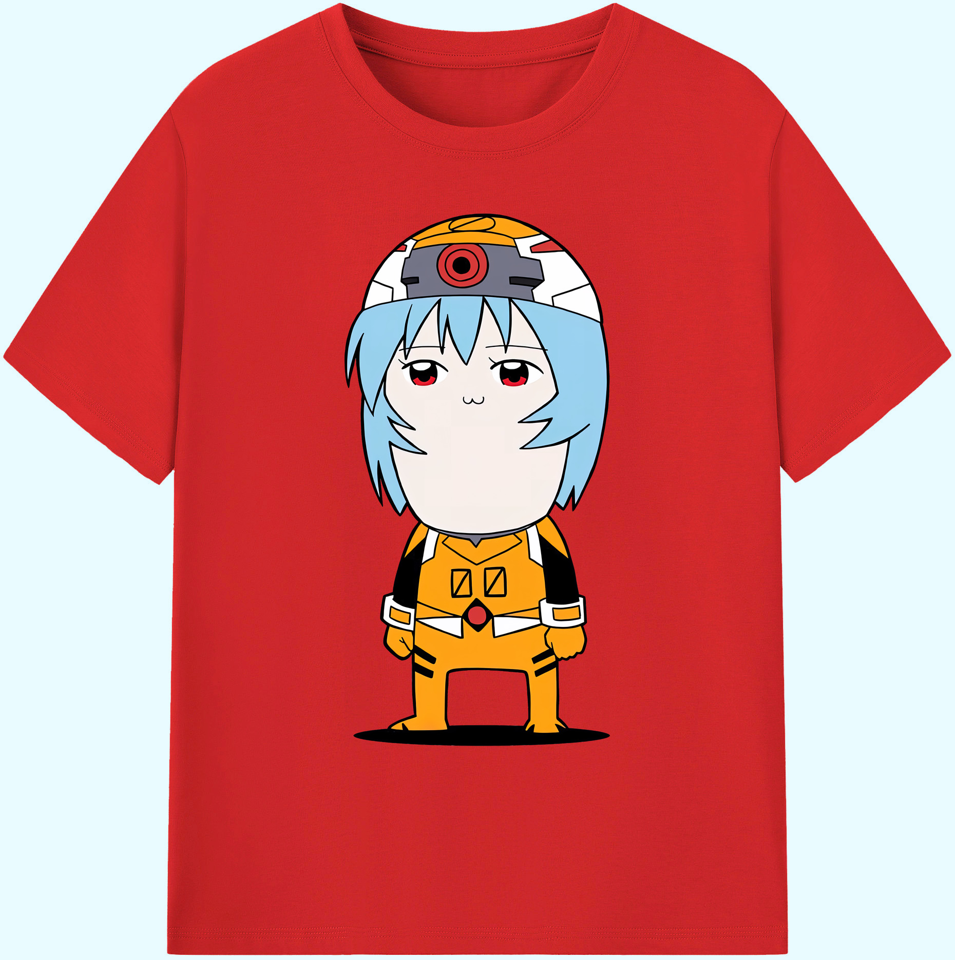 （画像用） EVA 新世紀エヴァンゲリオン 綿100％ メンズ半袖Tシャツ｜肌触りやわらか＆通気性