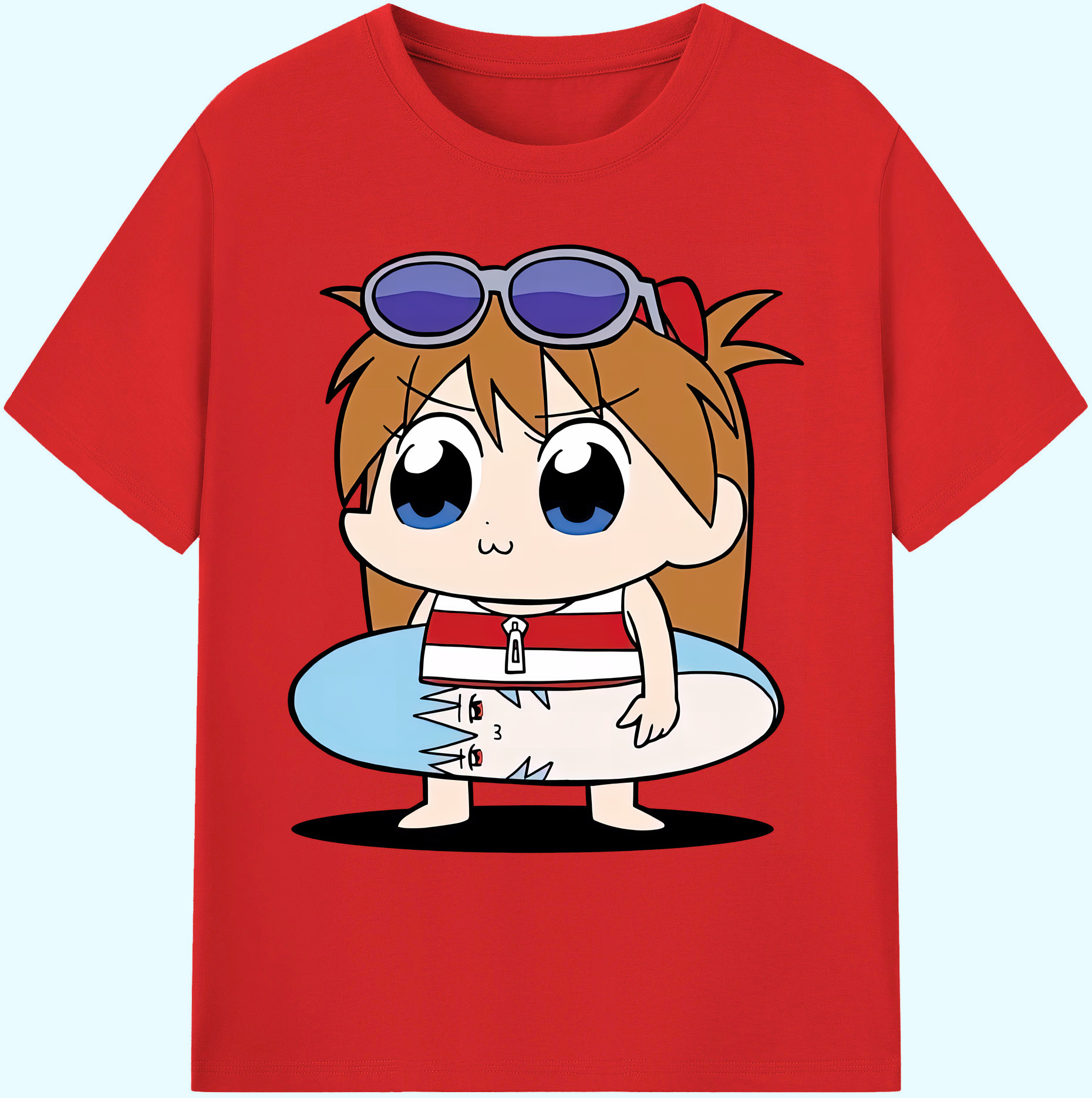 （画像用） EVA 新世紀エヴァンゲリオン 綿100％ メンズ半袖Tシャツ｜肌触りやわらか＆通気性