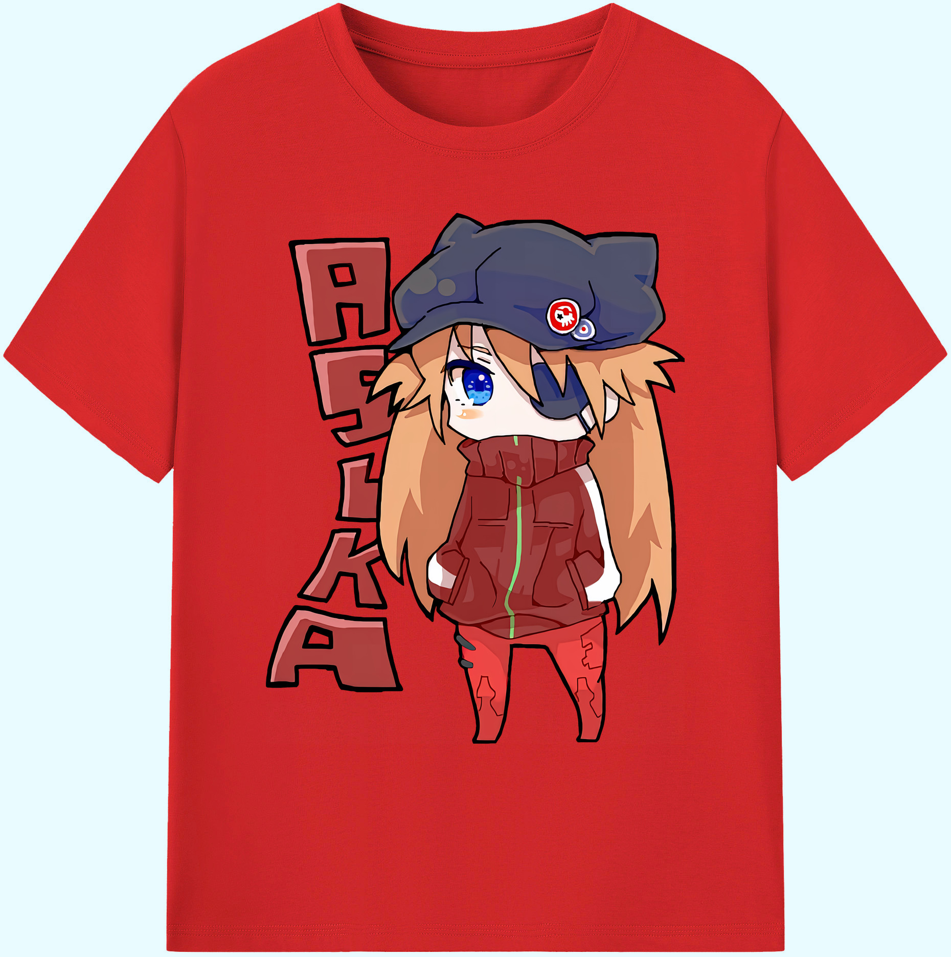（画像用） EVA 新世紀エヴァンゲリオン 綿100％ メンズ半袖Tシャツ｜肌触りやわらか＆通気性