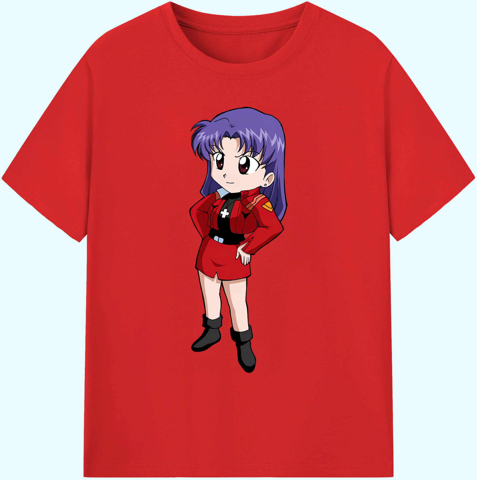 （画像用） EVA 新世紀エヴァンゲリオン 綿100％ メンズ半袖Tシャツ｜肌触りやわらか＆通気性