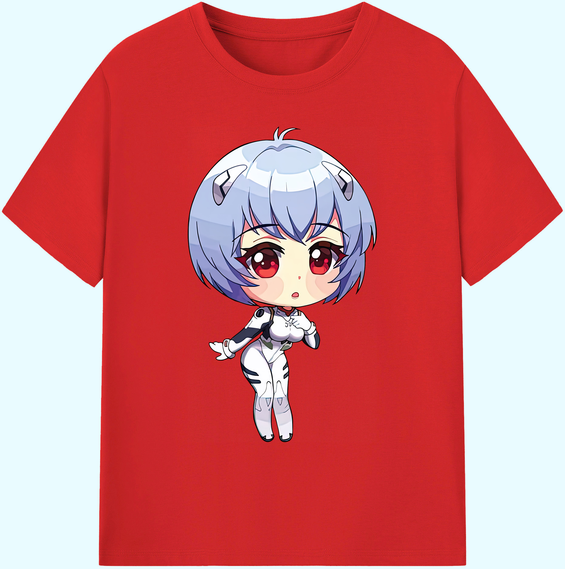 （画像用） EVA 新世紀エヴァンゲリオン 綿100％ メンズ半袖Tシャツ｜肌触りやわらか＆通気性