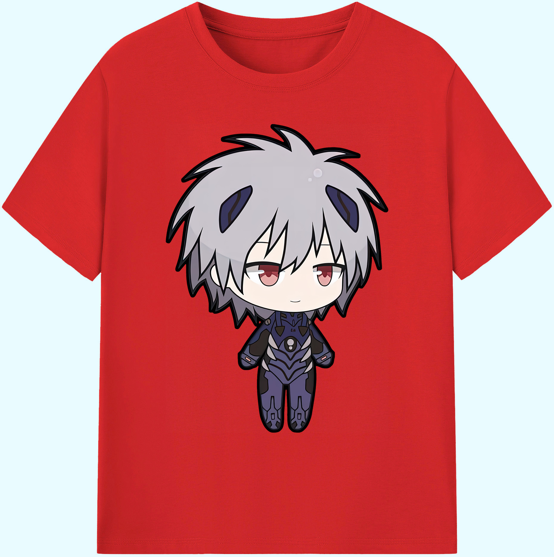 （画像用） EVA 新世紀エヴァンゲリオン 綿100％ メンズ半袖Tシャツ｜肌触りやわらか＆通気性