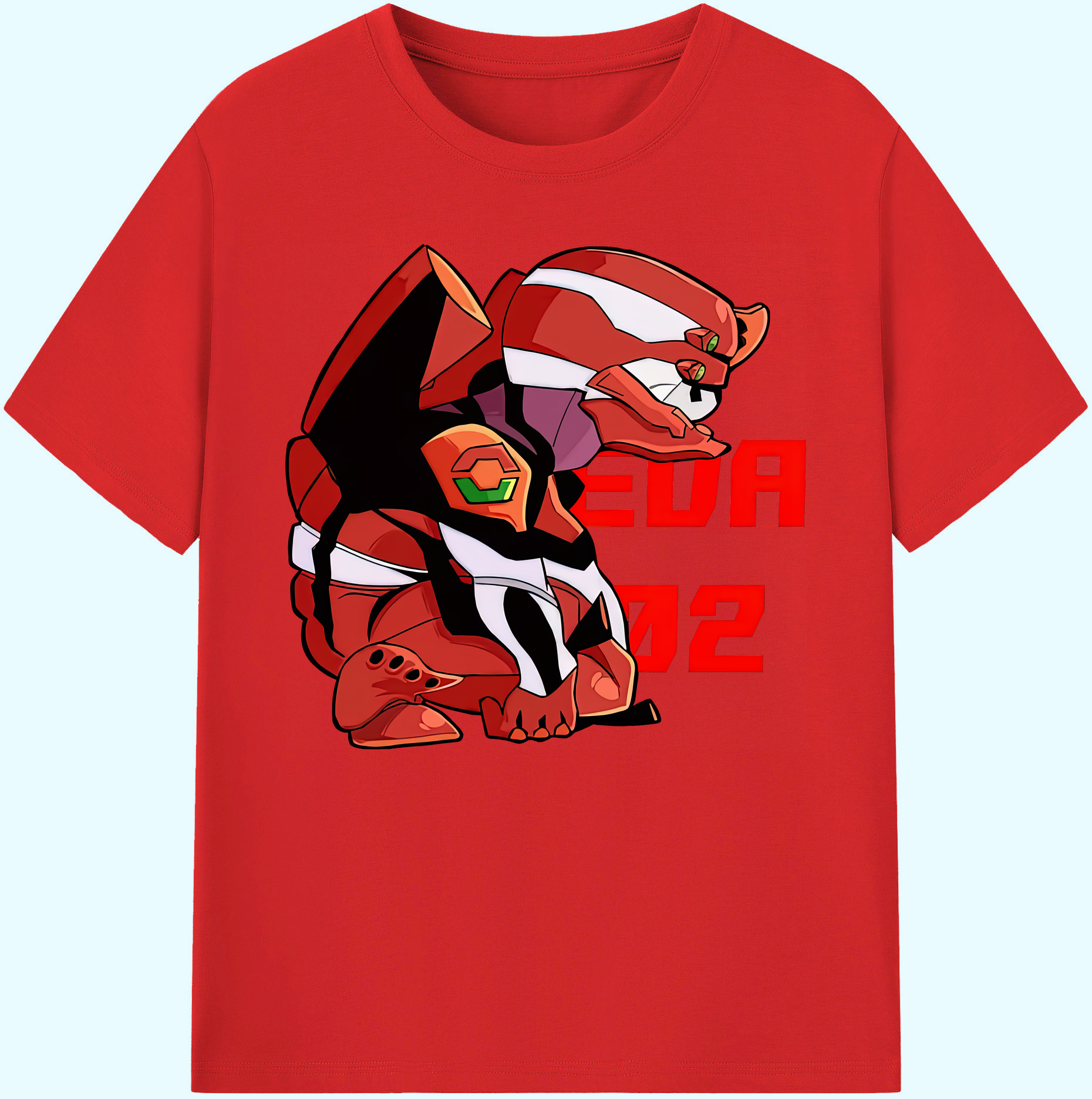 （画像用） EVA 新世紀エヴァンゲリオン 綿100％ メンズ半袖Tシャツ｜肌触りやわらか＆通気性