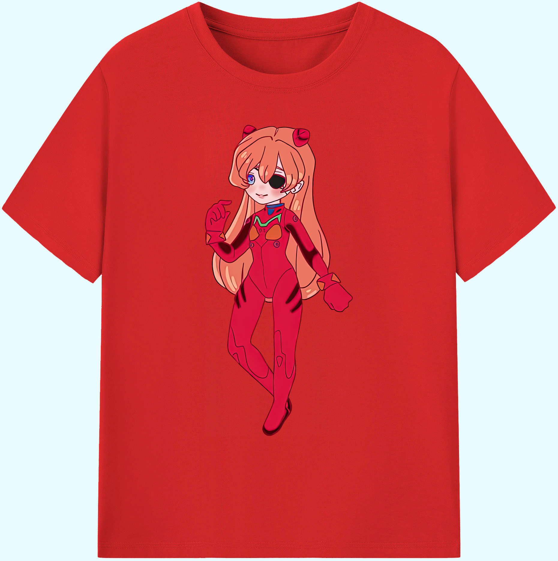 （画像用） EVA 新世紀エヴァンゲリオン 綿100％ メンズ半袖Tシャツ｜肌触りやわらか＆通気性