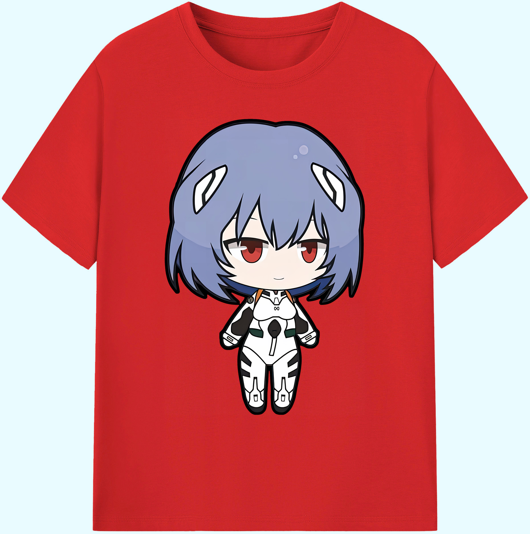 （画像用） EVA 新世紀エヴァンゲリオン 綿100％ メンズ半袖Tシャツ｜肌触りやわらか＆通気性