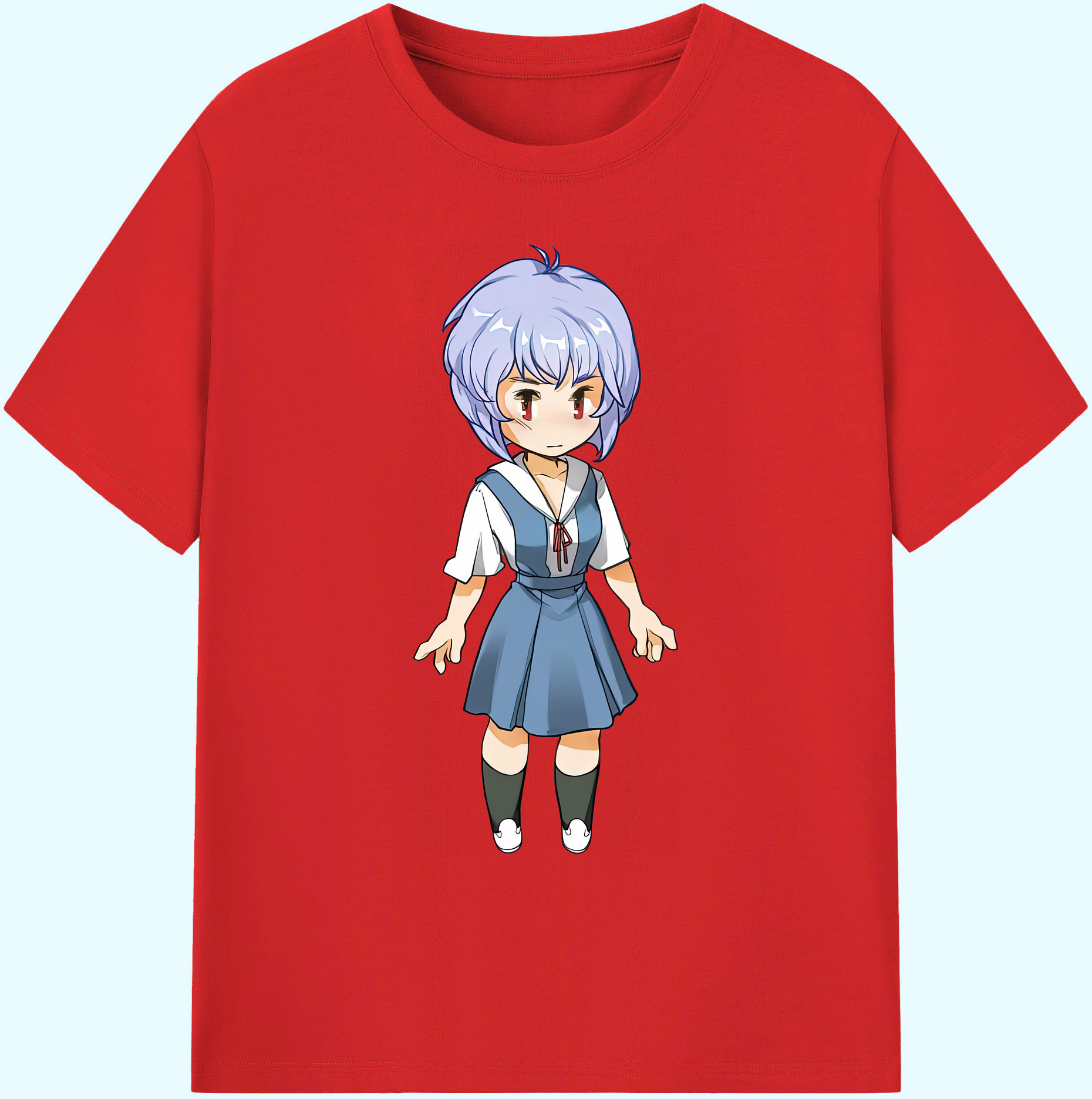 （画像用） EVA 新世紀エヴァンゲリオン 綿100％ メンズ半袖Tシャツ｜肌触りやわらか＆通気性
