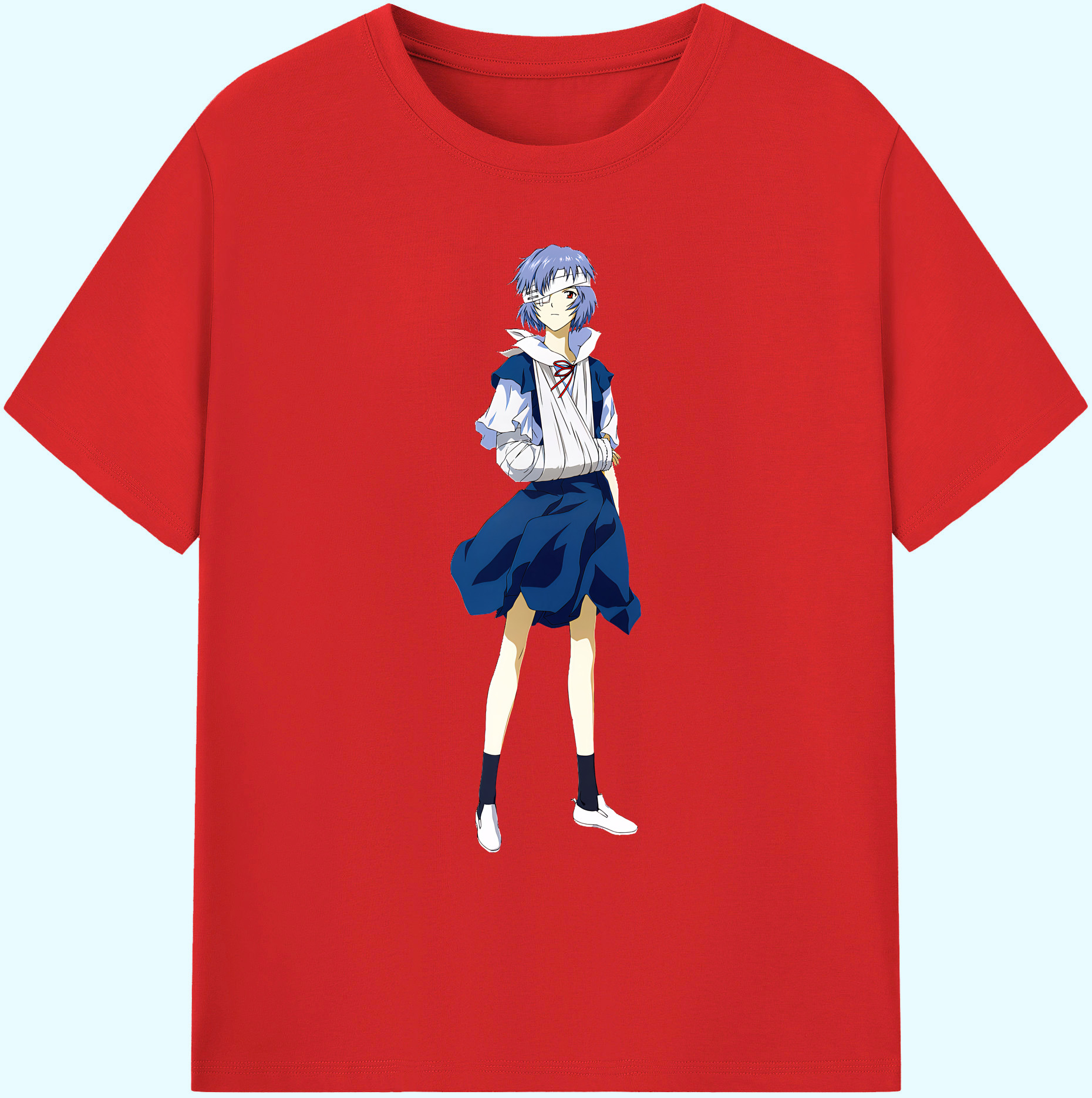 （画像用） EVA 新世紀エヴァンゲリオン 綿100％ メンズ半袖Tシャツ｜肌触りやわらか＆通気性