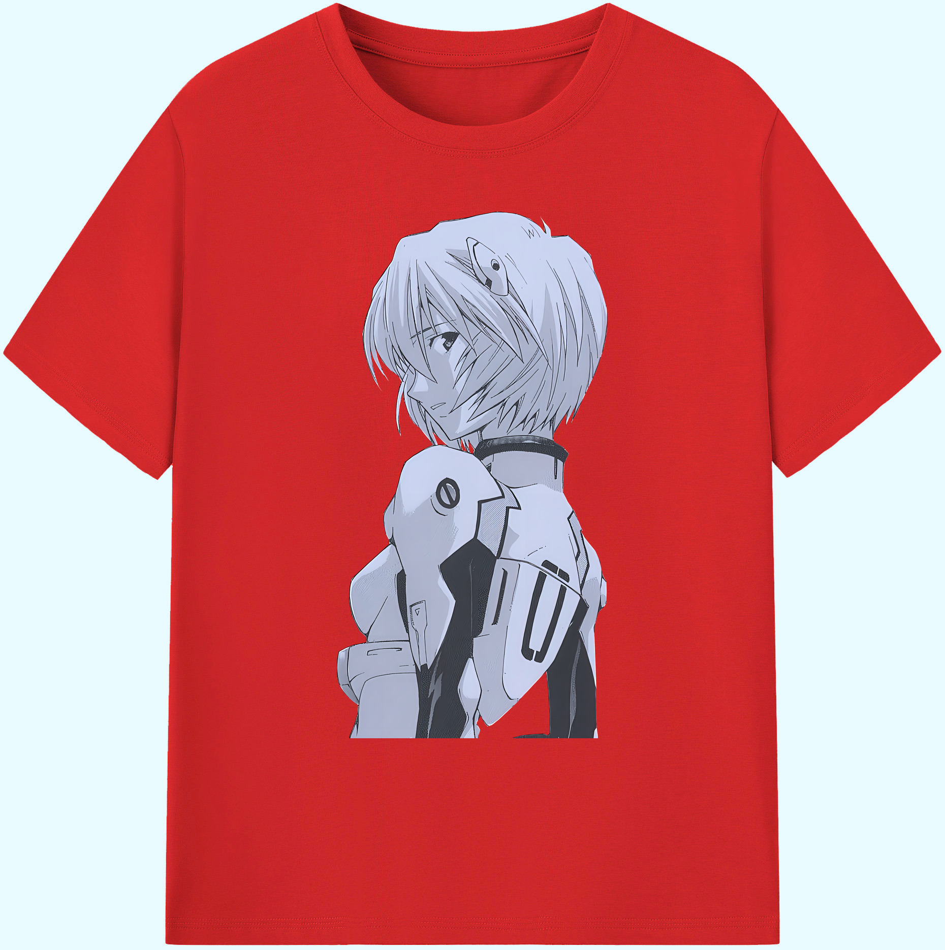 （画像用） EVA 新世紀エヴァンゲリオン 綿100％ メンズ半袖Tシャツ｜肌触りやわらか＆通気性