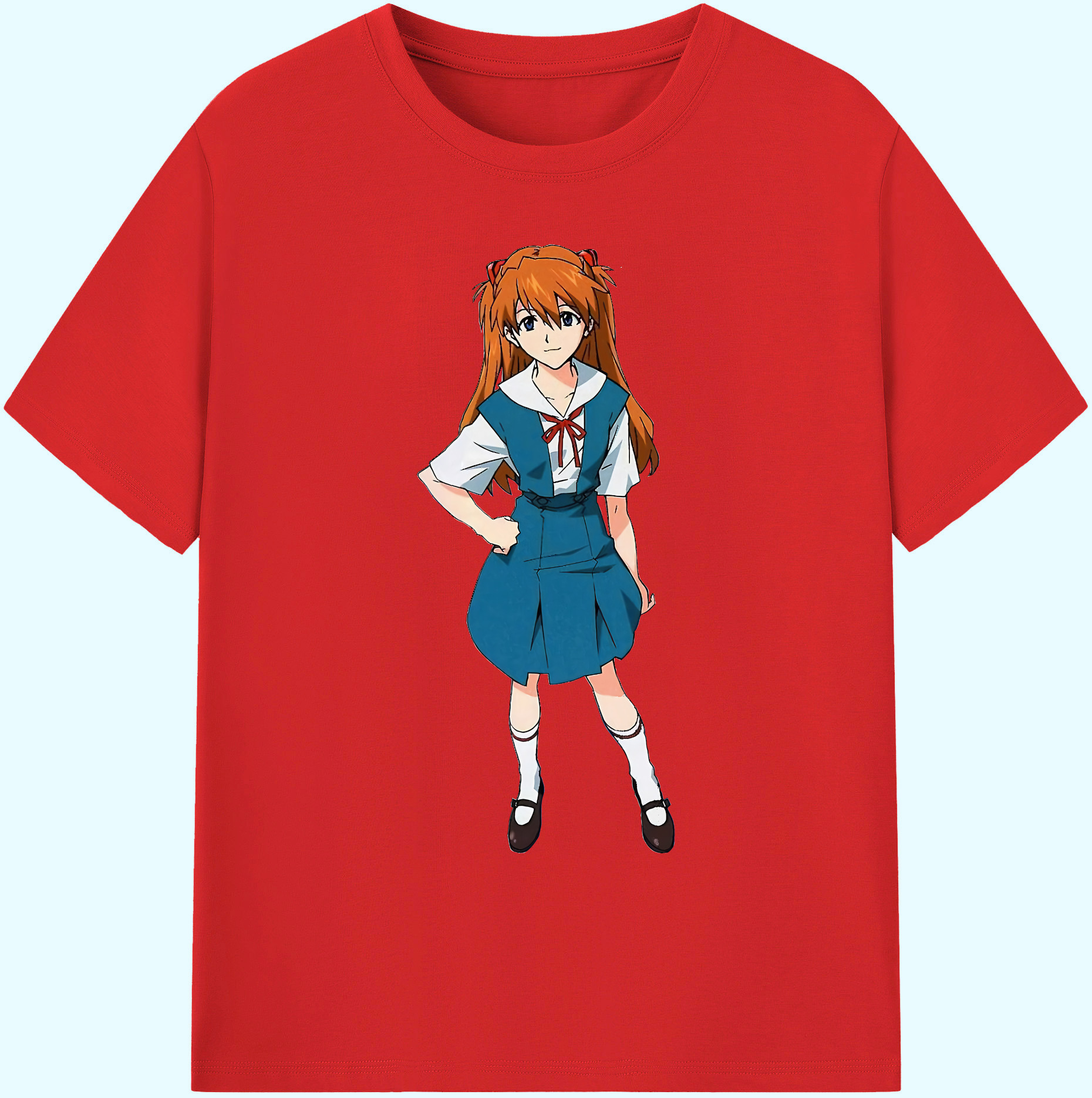 （画像用） EVA 新世紀エヴァンゲリオン 綿100％ メンズ半袖Tシャツ｜肌触りやわらか＆通気性