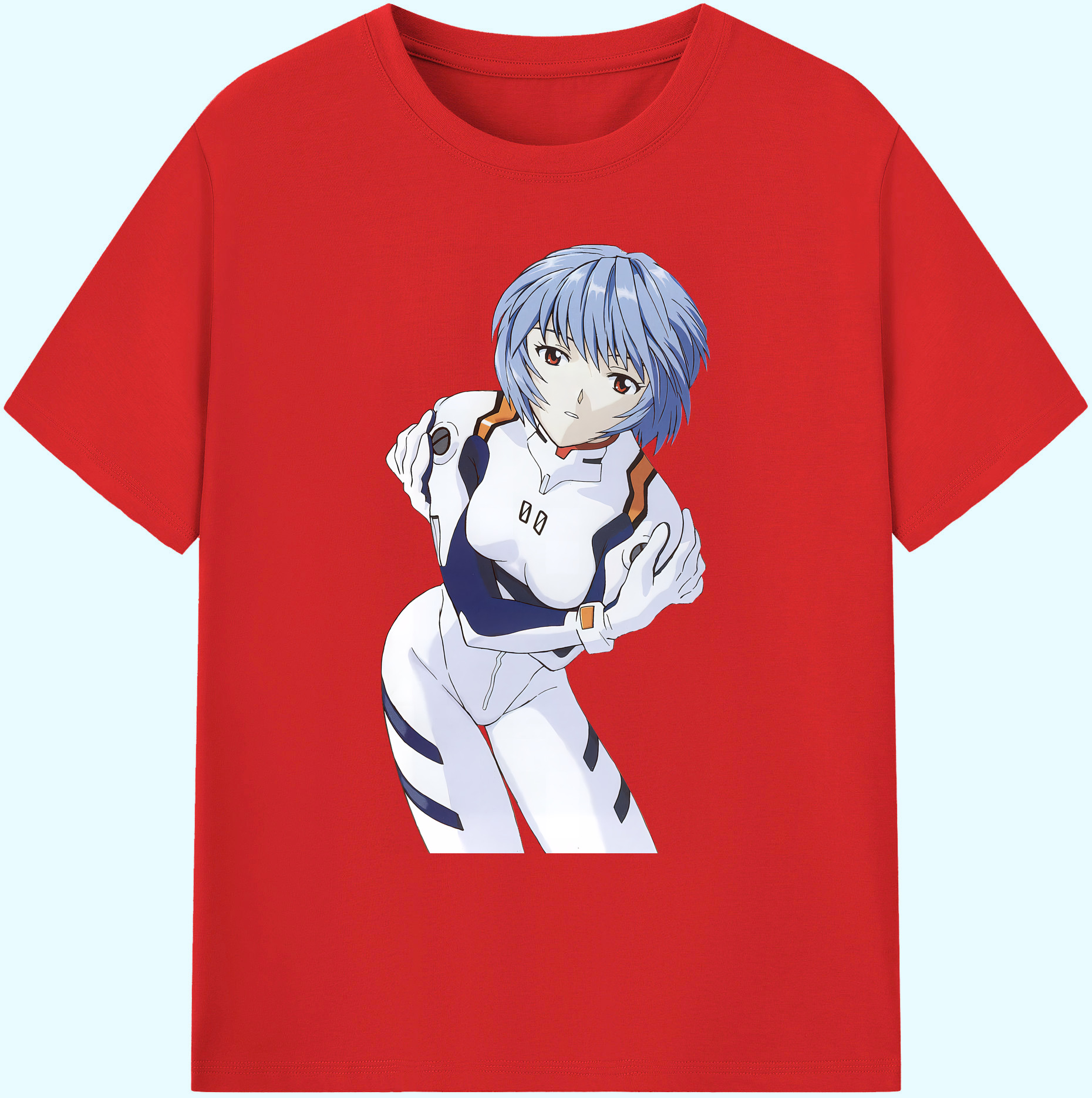 （画像用） EVA 新世紀エヴァンゲリオン 綿100％ メンズ半袖Tシャツ｜肌触りやわらか＆通気性