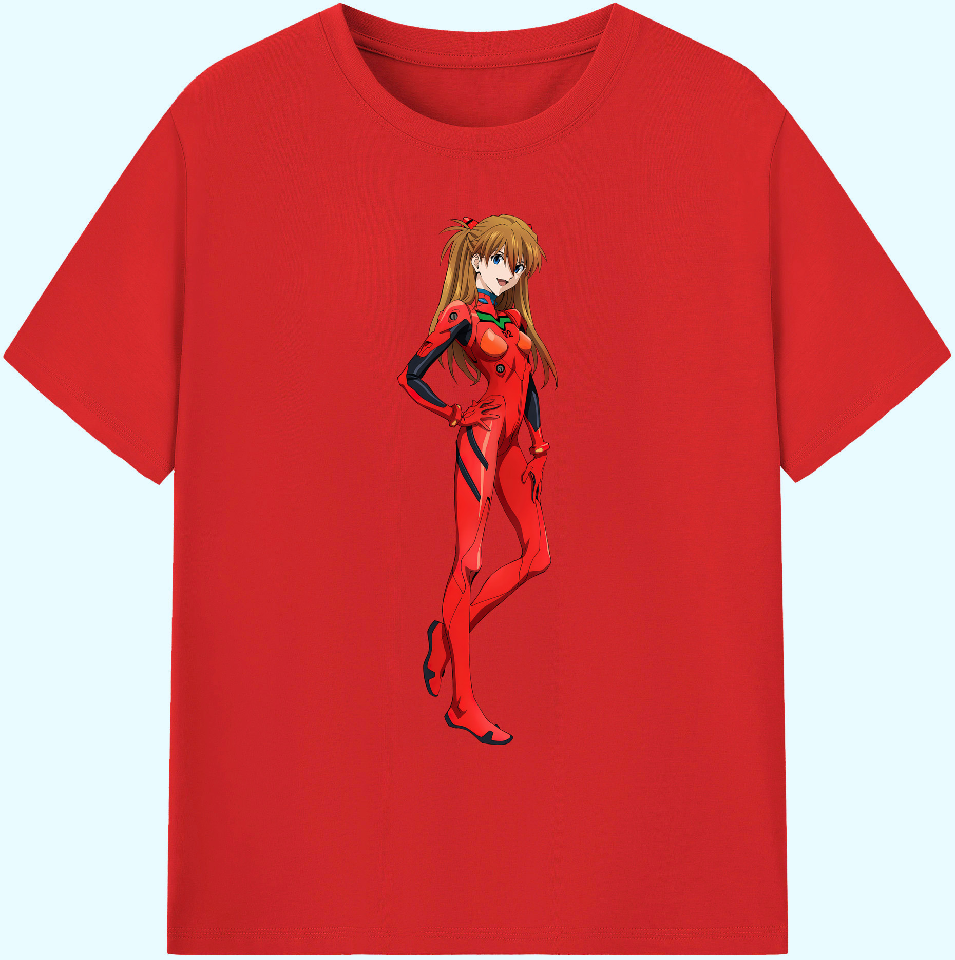 （画像用） EVA 新世紀エヴァンゲリオン 綿100％ メンズ半袖Tシャツ｜肌触りやわらか＆通気性
