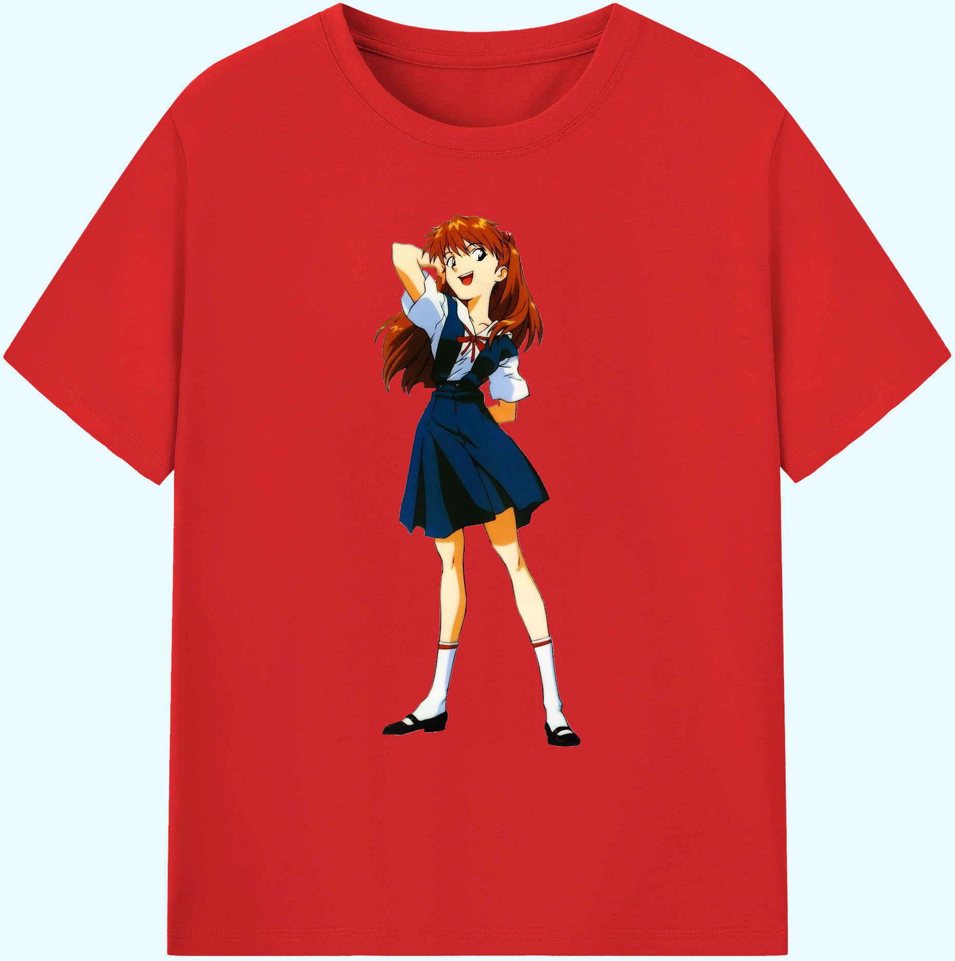 （画像用） EVA 新世紀エヴァンゲリオン 綿100％ メンズ半袖Tシャツ｜肌触りやわらか＆通気性