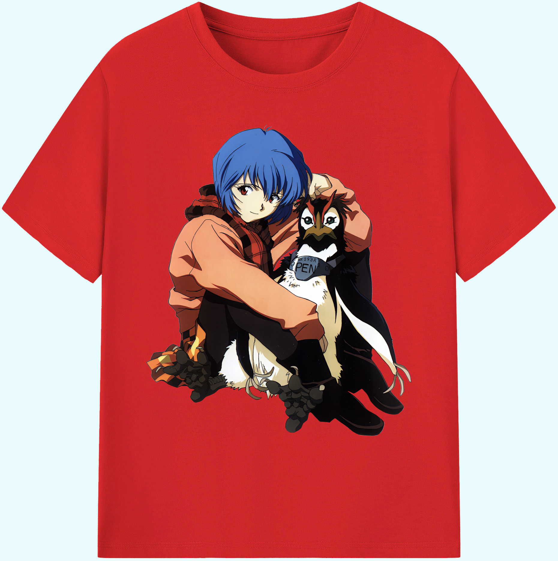 （画像用） EVA 新世紀エヴァンゲリオン 綿100％ メンズ半袖Tシャツ｜肌触りやわらか＆通気性