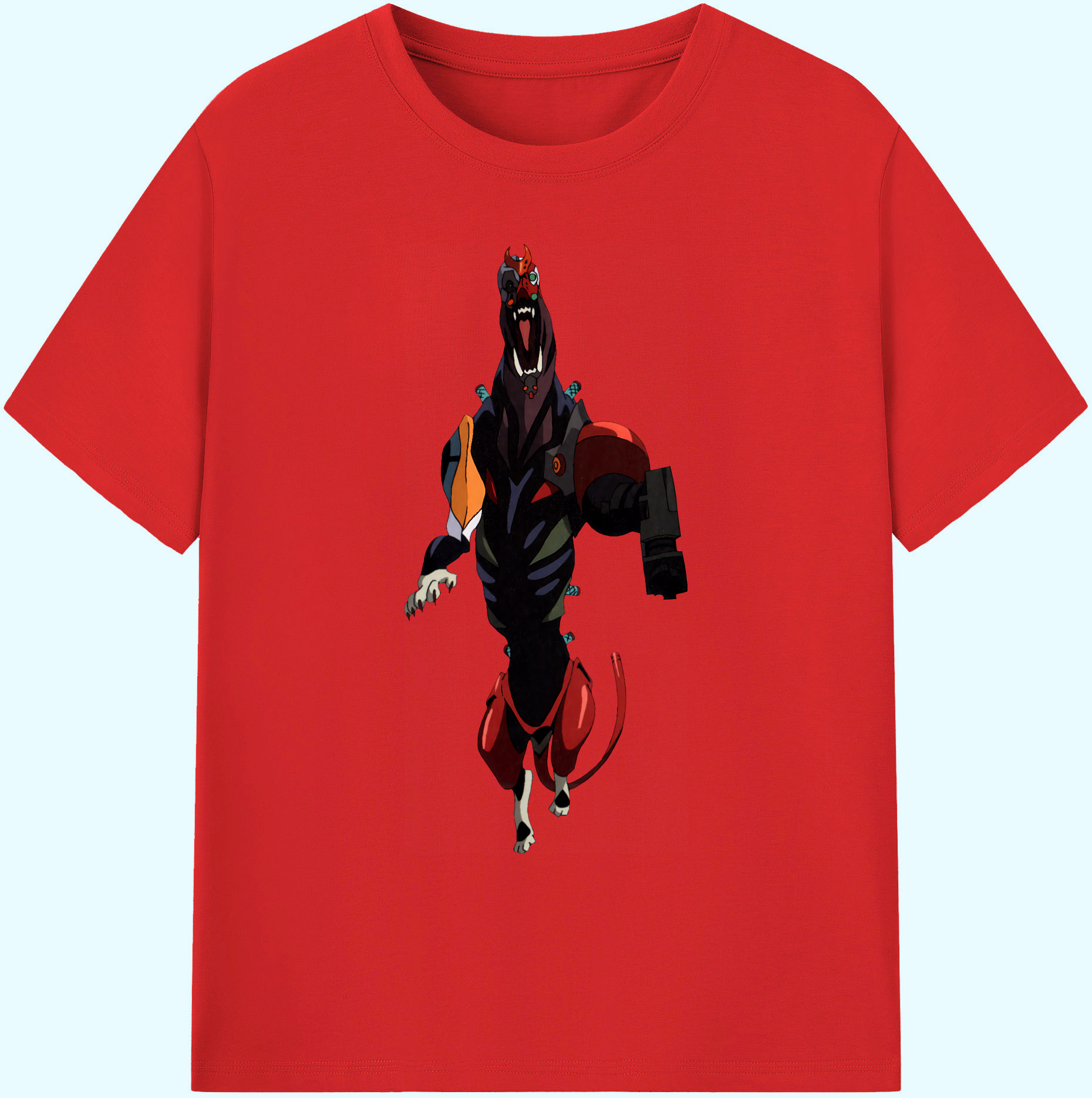 （画像用） EVA 新世紀エヴァンゲリオン 綿100％ メンズ半袖Tシャツ｜肌触りやわらか＆通気性