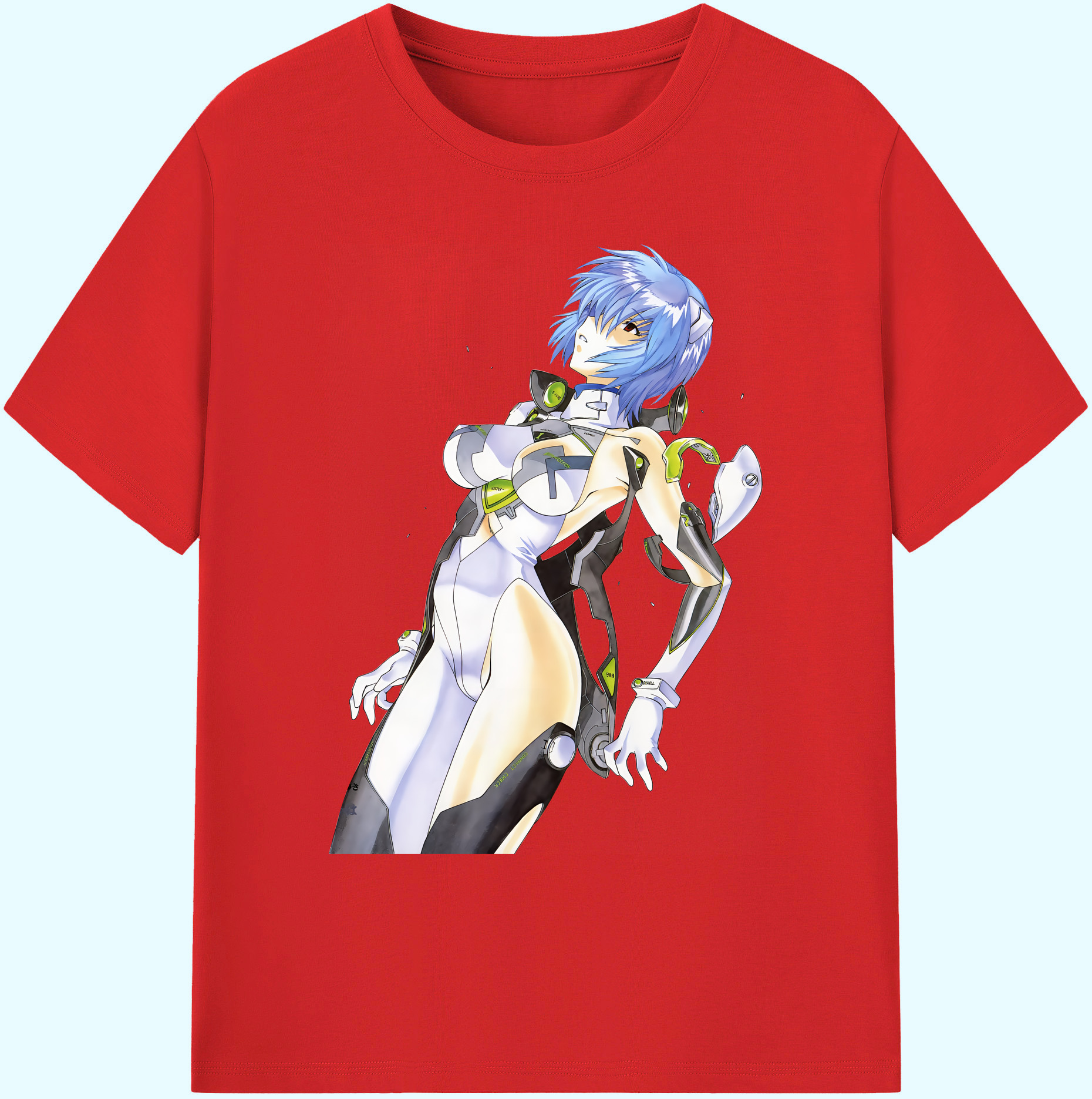 （画像用） EVA 新世紀エヴァンゲリオン 綿100％ メンズ半袖Tシャツ｜肌触りやわらか＆通気性