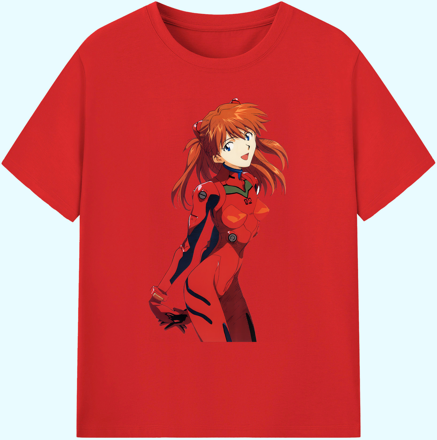 （画像用） EVA 新世紀エヴァンゲリオン 綿100％ メンズ半袖Tシャツ｜肌触りやわらか＆通気性